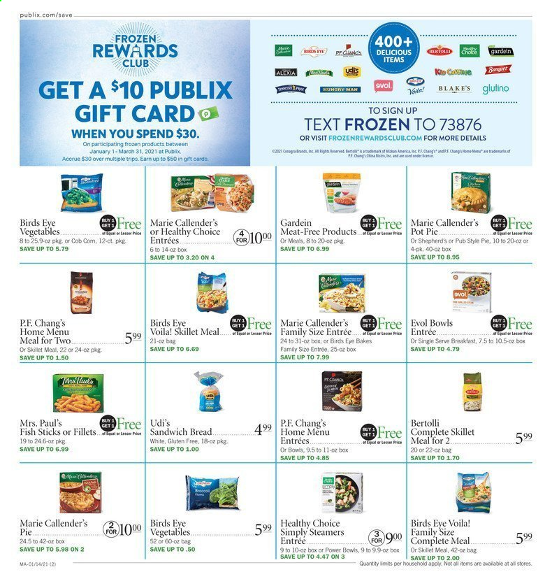 Publix ad - 01/14/2021 - 01/20/2021. Page 2