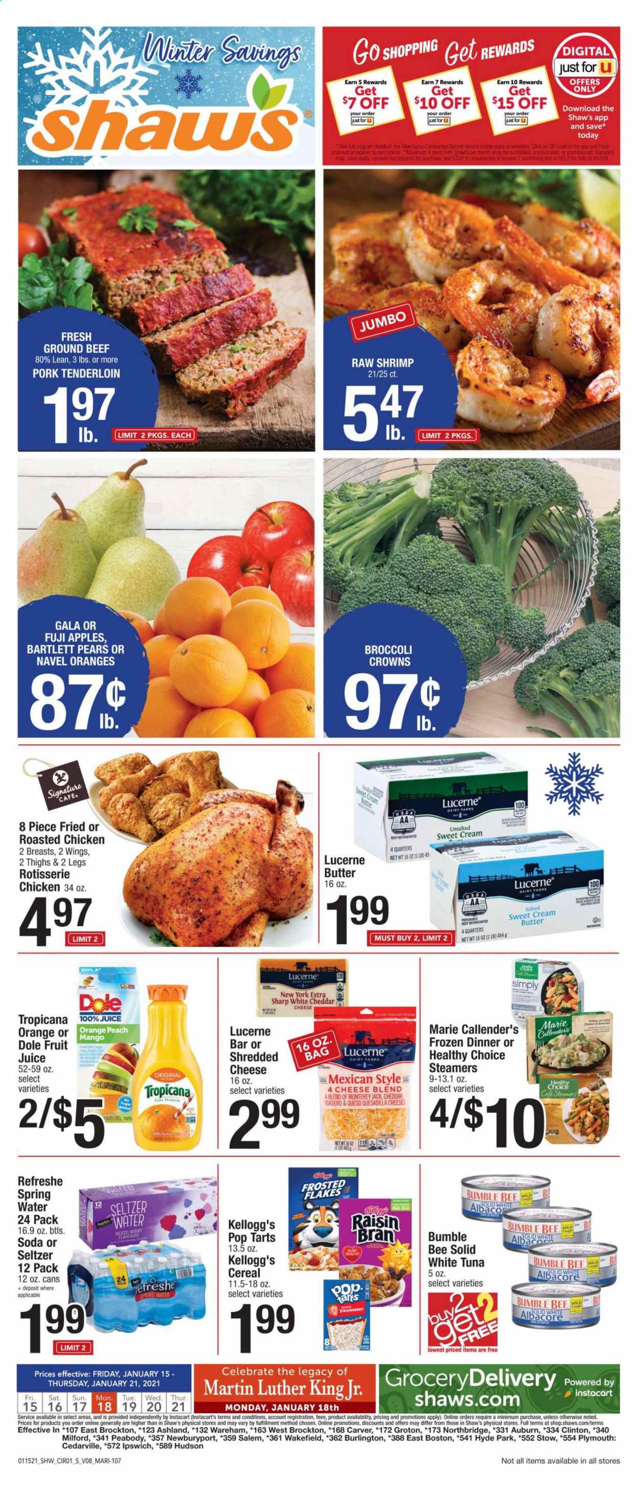 Shaw’s ad - 01/15/2021 - 01/21/2021. Page 1