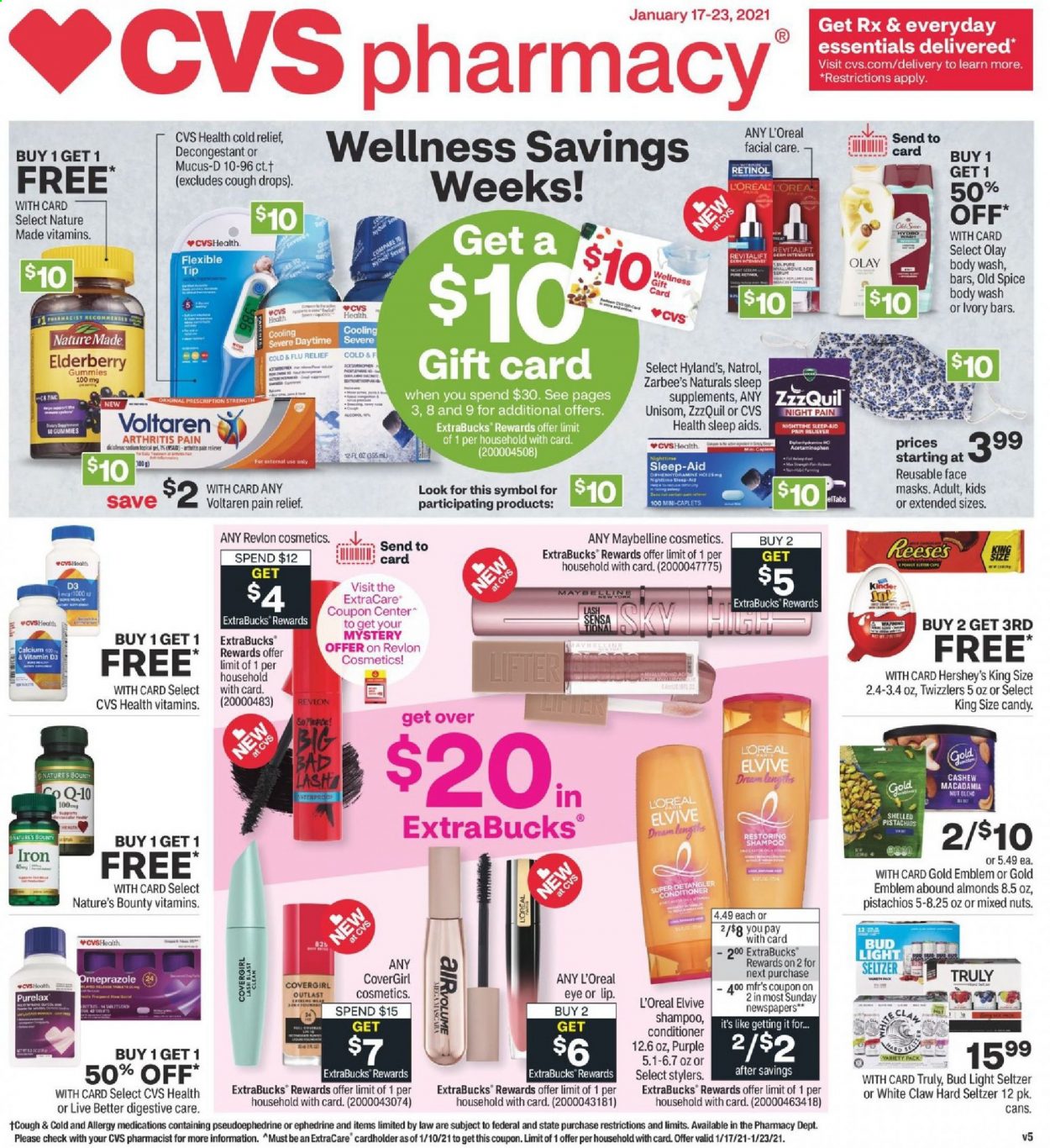 CVS Pharmacy ad - 01/17/2021 - 01/23/2021. Page 1