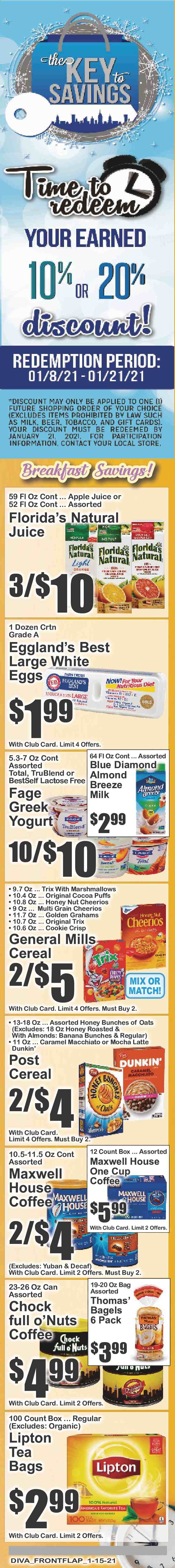 Key Food ad - 01/15/2021 - 01/21/2021. Page 2