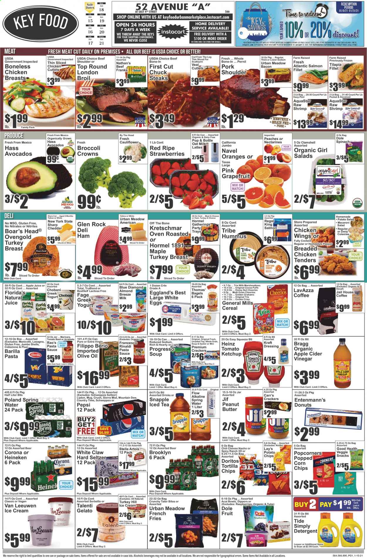 Key Food ad - 01/15/2021 - 01/21/2021. Page 1