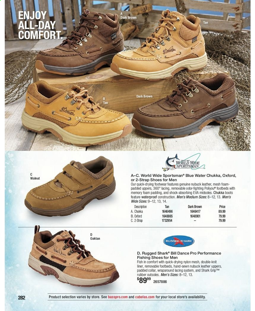 thumbnail - Cabela's Flyer - 01/15/2021 - 12/25/2021 - Sales products - boots, shoes. Page 282.