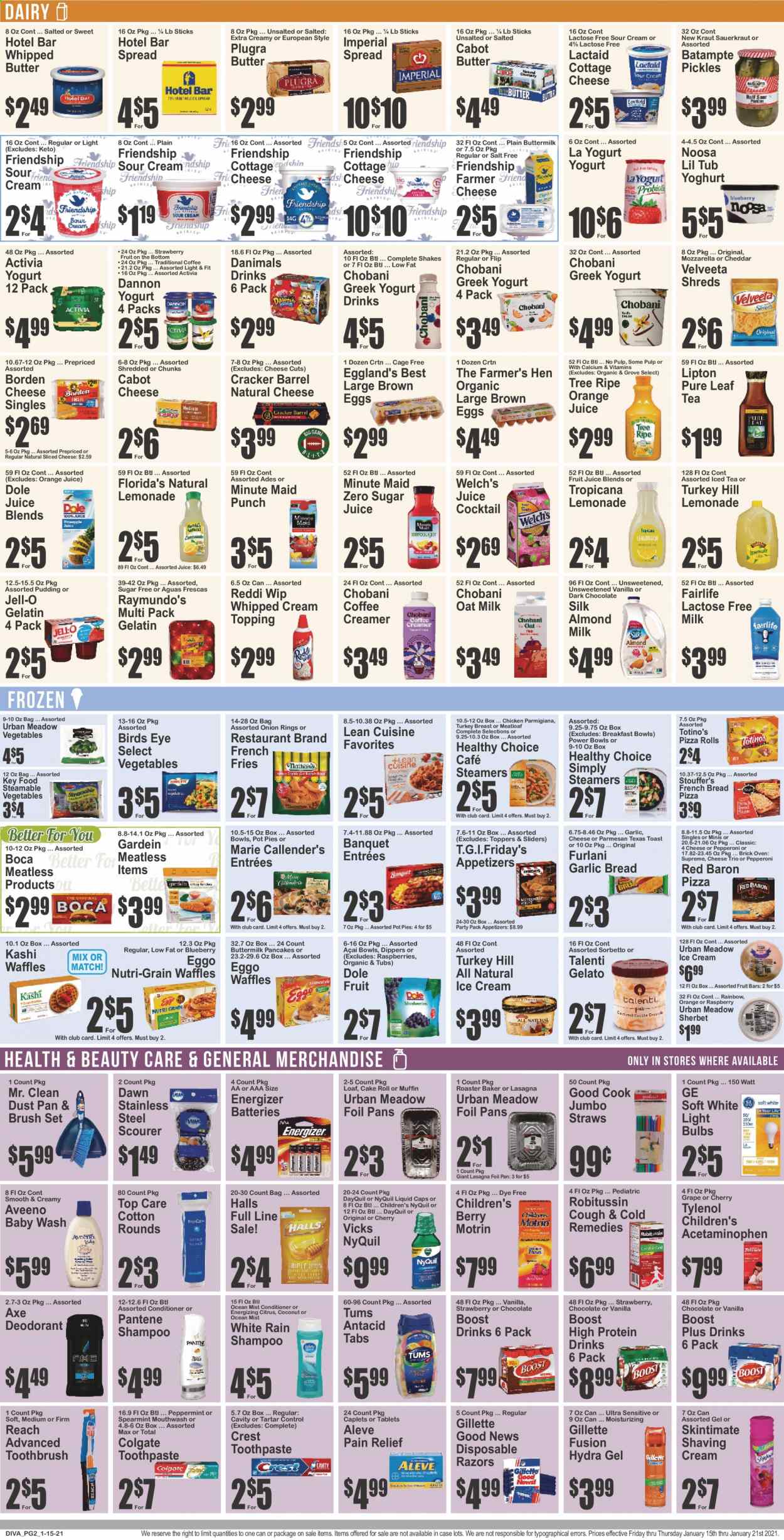 Key Food ad - 01/15/2021 - 01/21/2021. Page 2