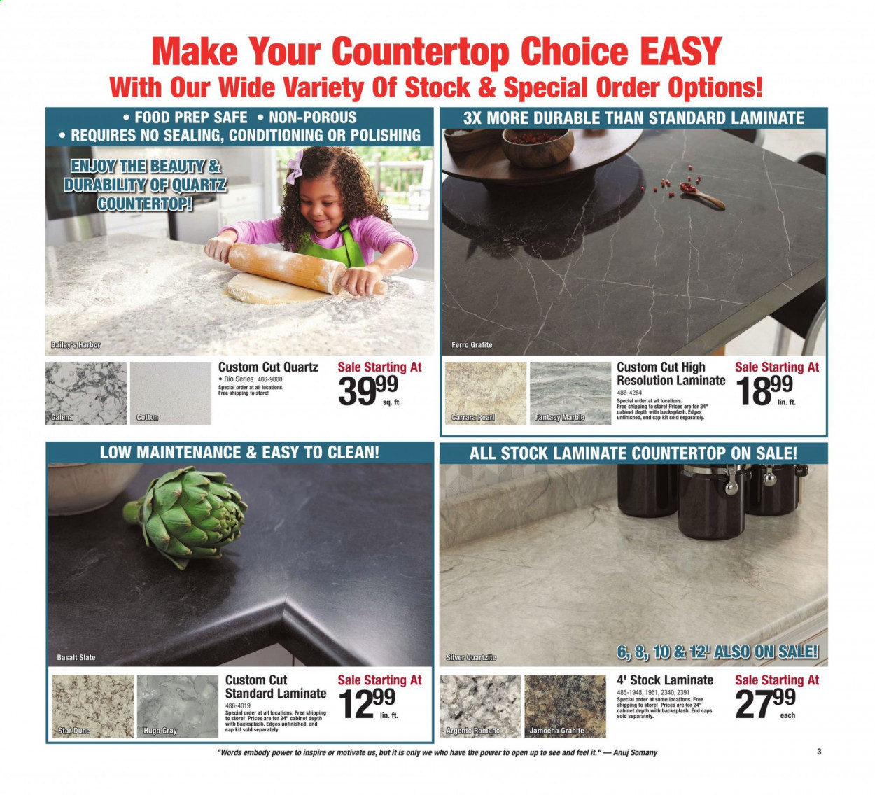 thumbnail - Menards Flyer - 01/17/2021 - 01/31/2021 - Sales products - Baileys, cabinet. Page 3.