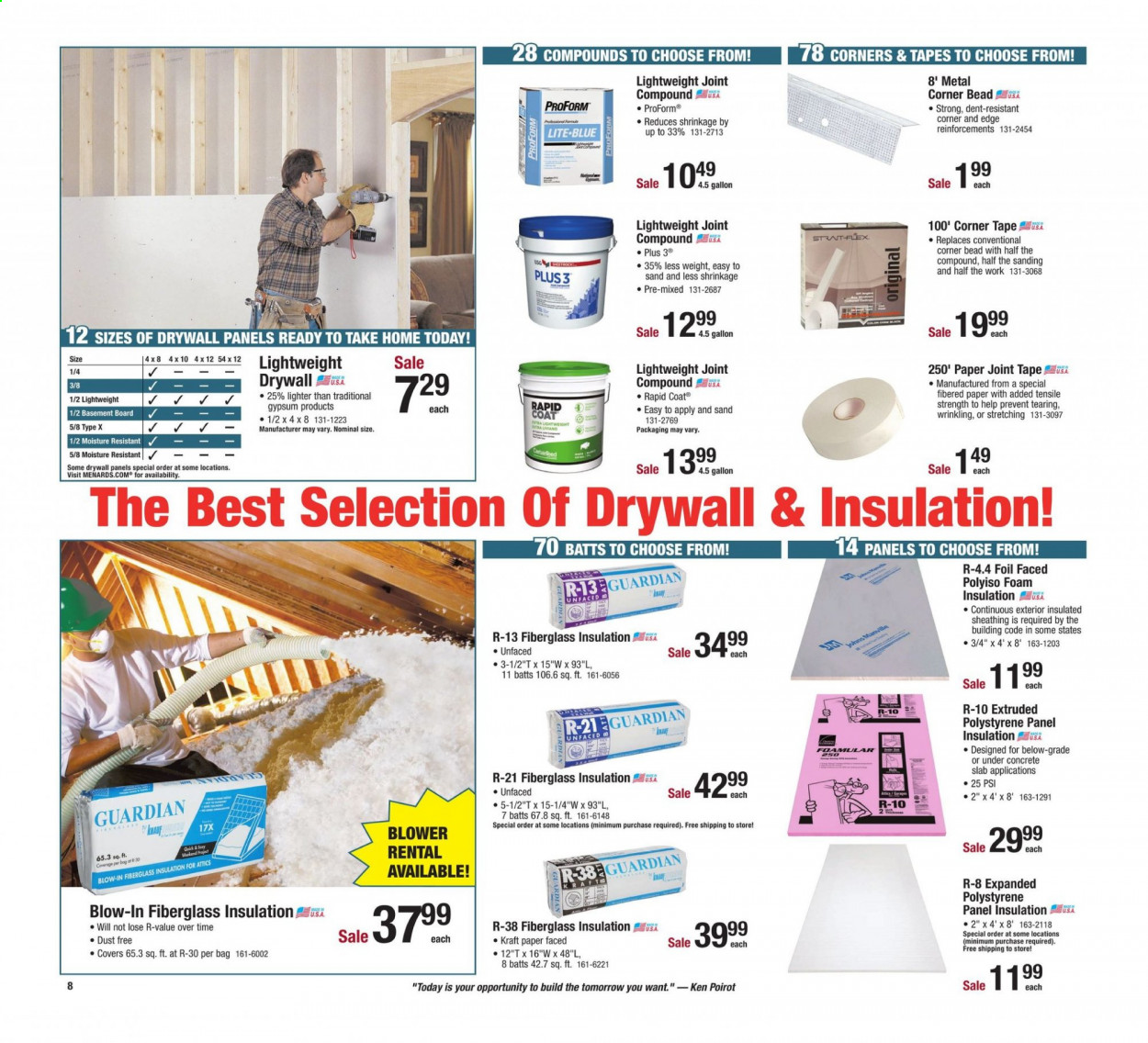 Menards ad - 01/17/2021 - 01/31/2021. Page 9