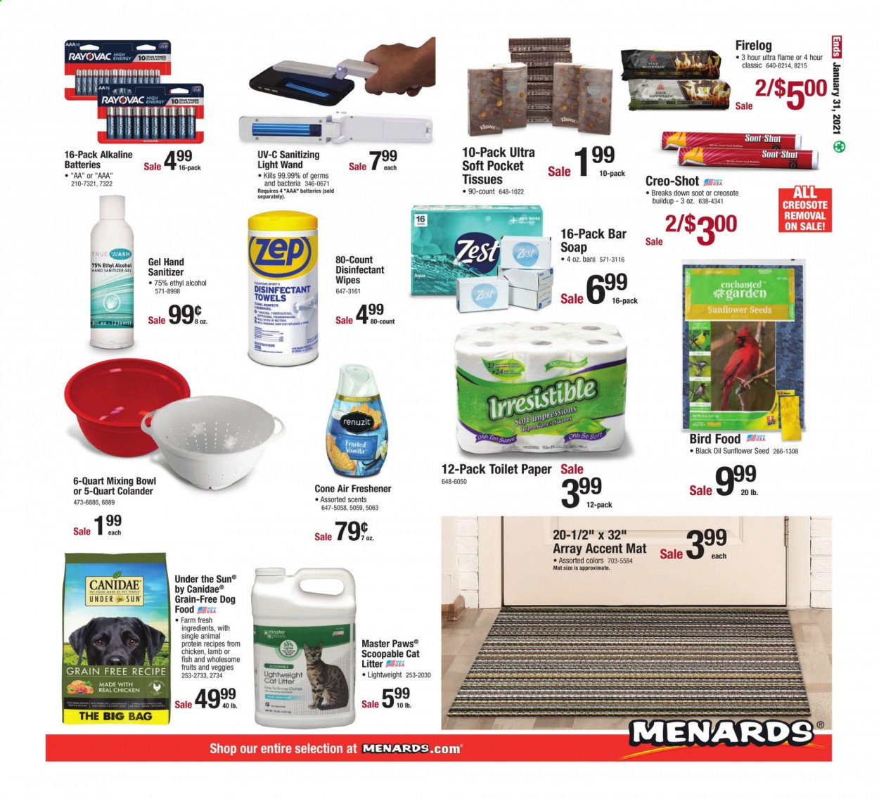 Menards ad - 01/17/2021 - 01/31/2021. Page 18