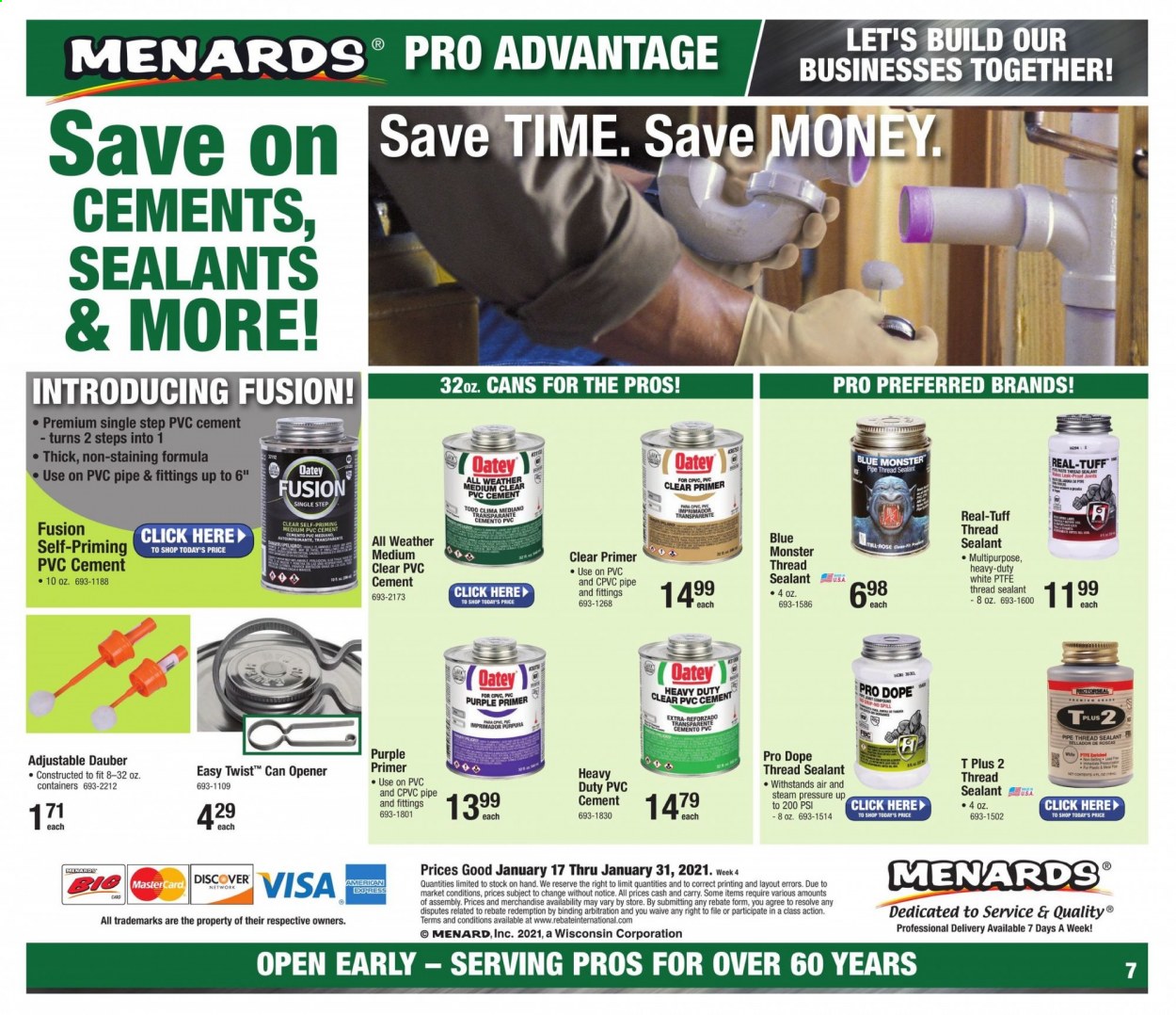 Menards ad - 01/17/2021 - 01/31/2021. Page 10