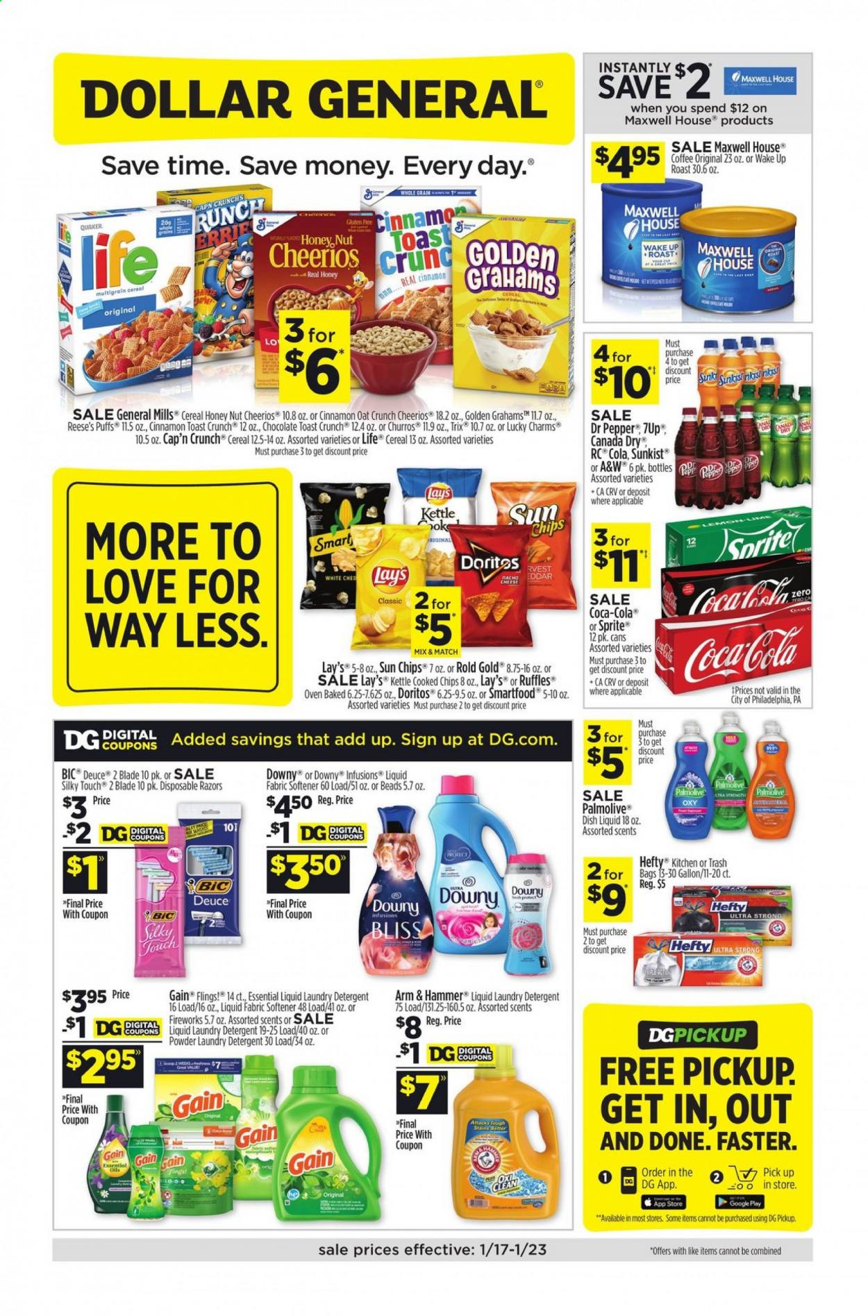 Dollar General ad - 01/17/2021 - 01/23/2021. Page 1