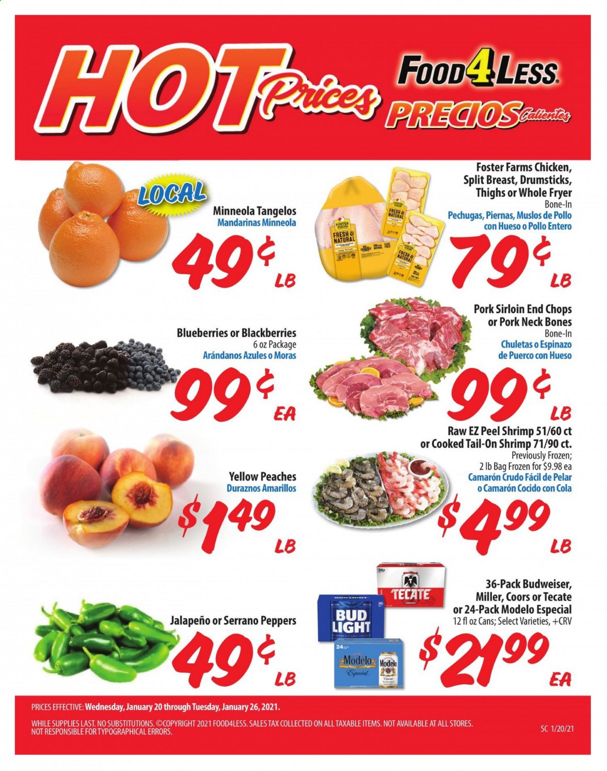 Food 4 Less ad - 01/20/2021 - 01/26/2021. Page 1