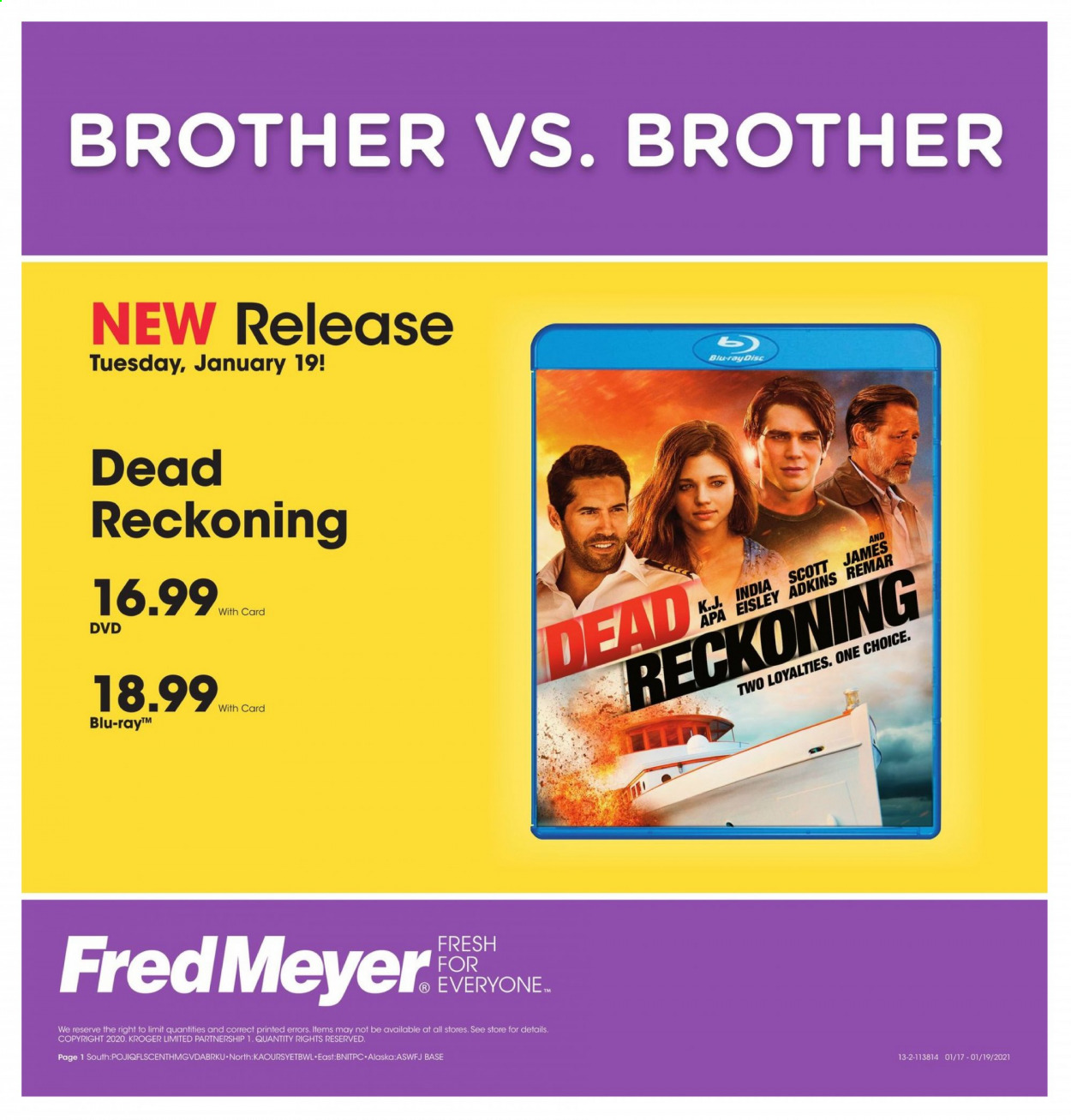 Fred Meyer ad - 01/19/2021 - 01/19/2021. Page 1