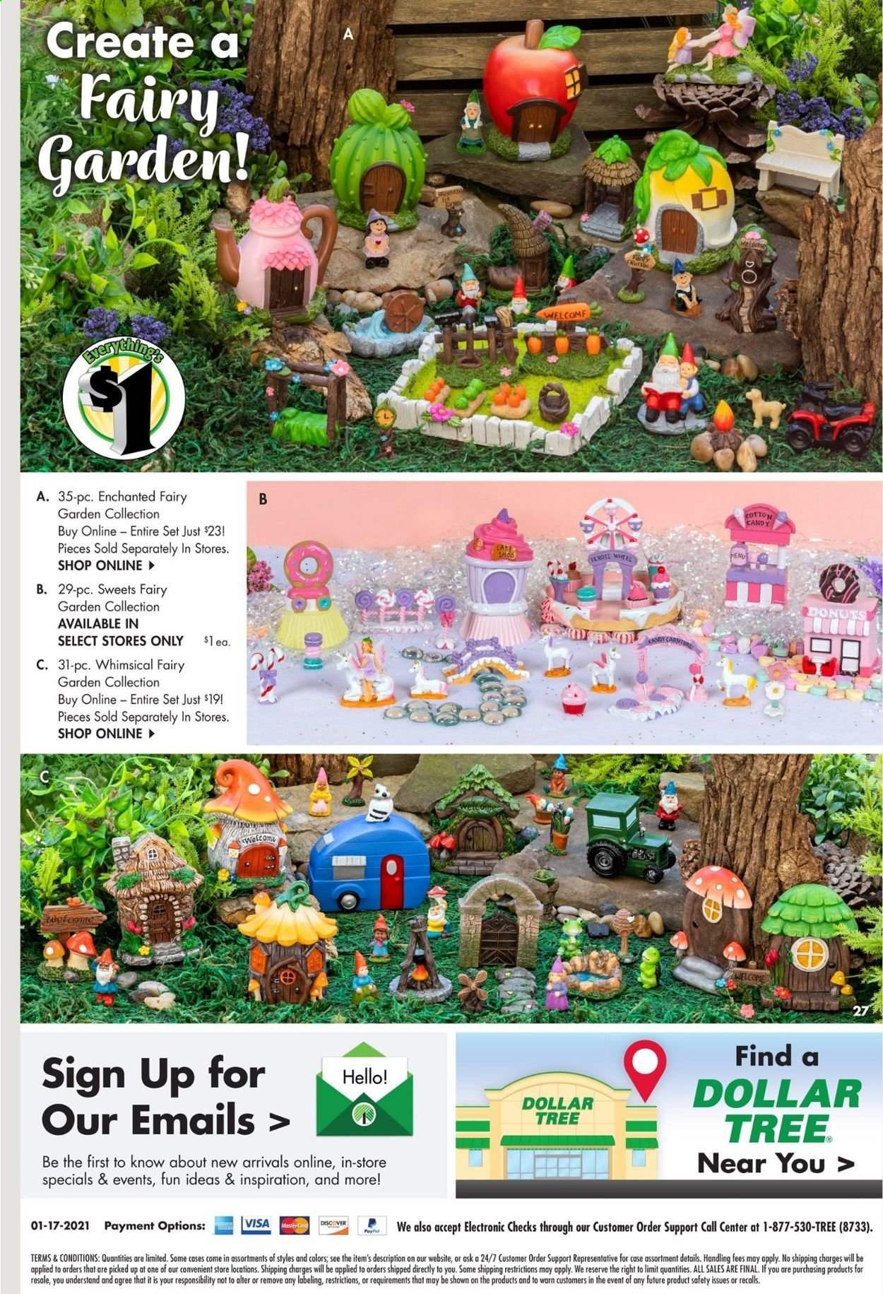 thumbnail - Dollar Tree Flyer - 01/17/2021 - 04/04/2021 - Sales products - donut, Fairy. Page 27.