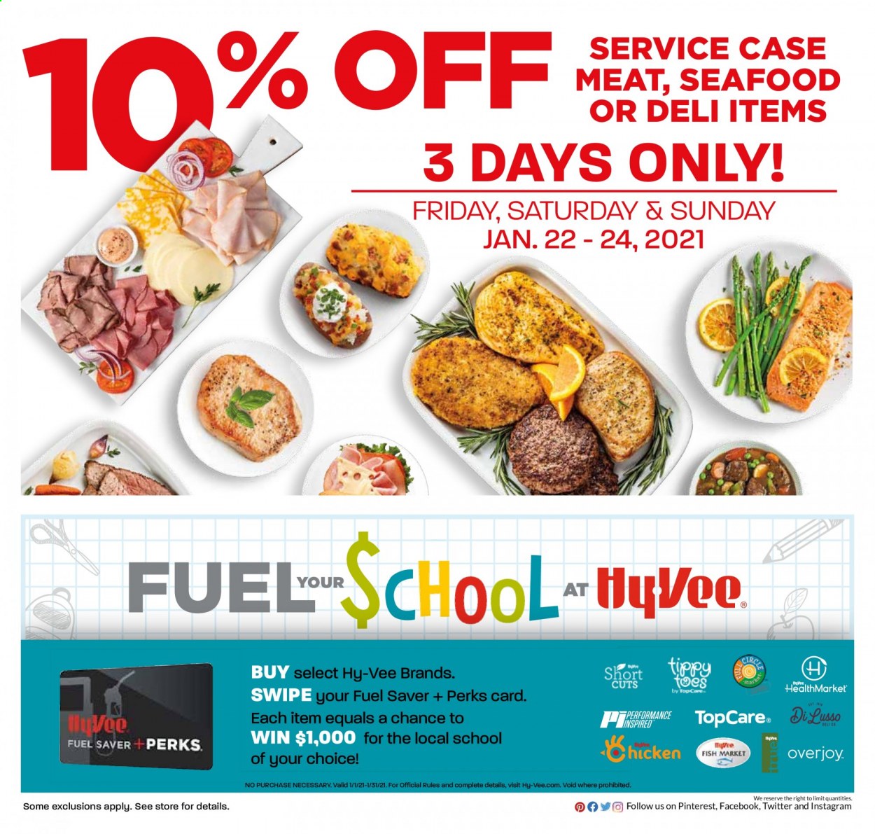 Hy-Vee ad - 01/20/2021 - 01/26/2021. Page 12