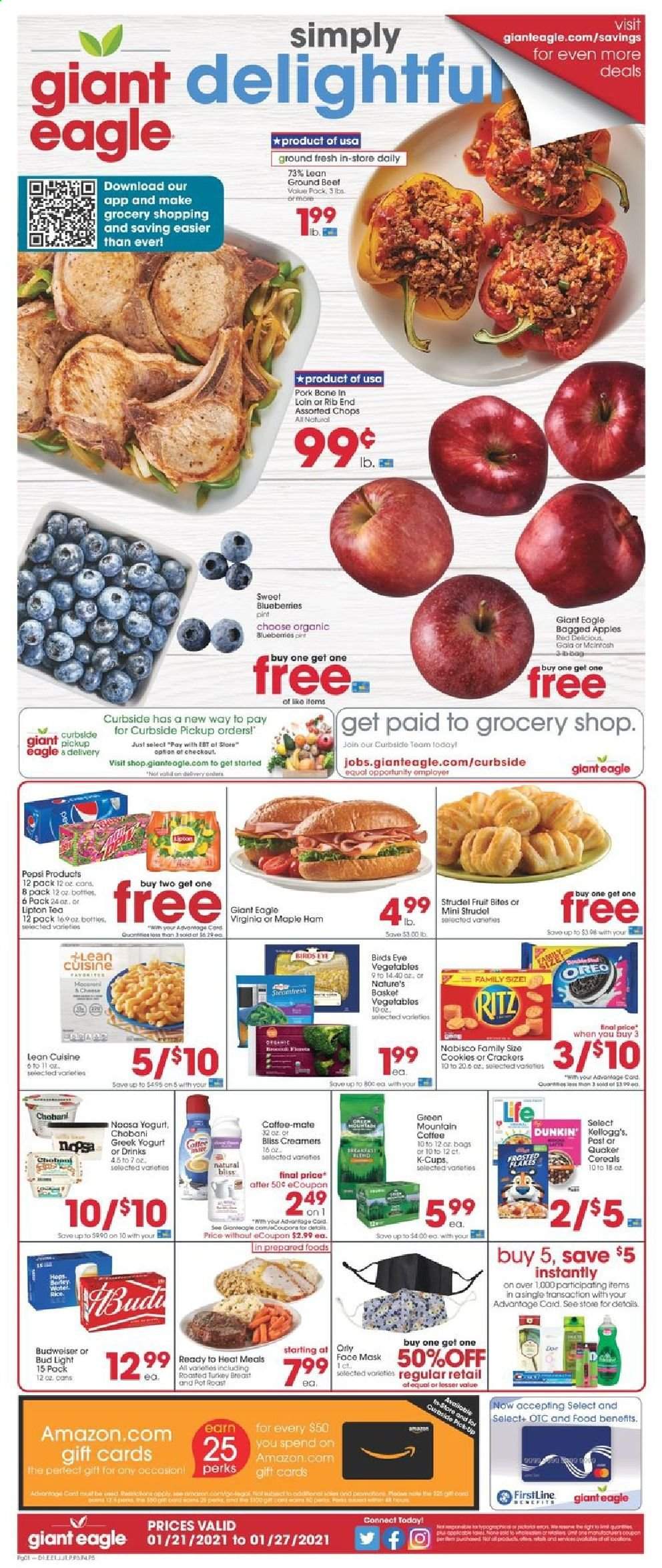 Giant Eagle ad - 01/21/2021 - 01/27/2021. Page 1