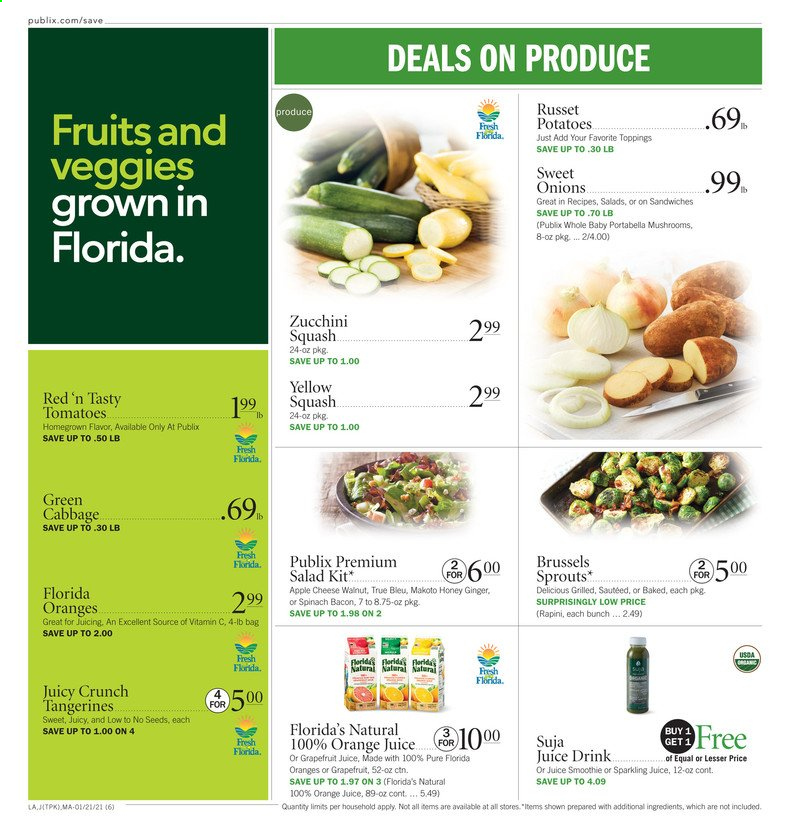 Publix ad - 01/21/2021 - 01/27/2021. Page 6