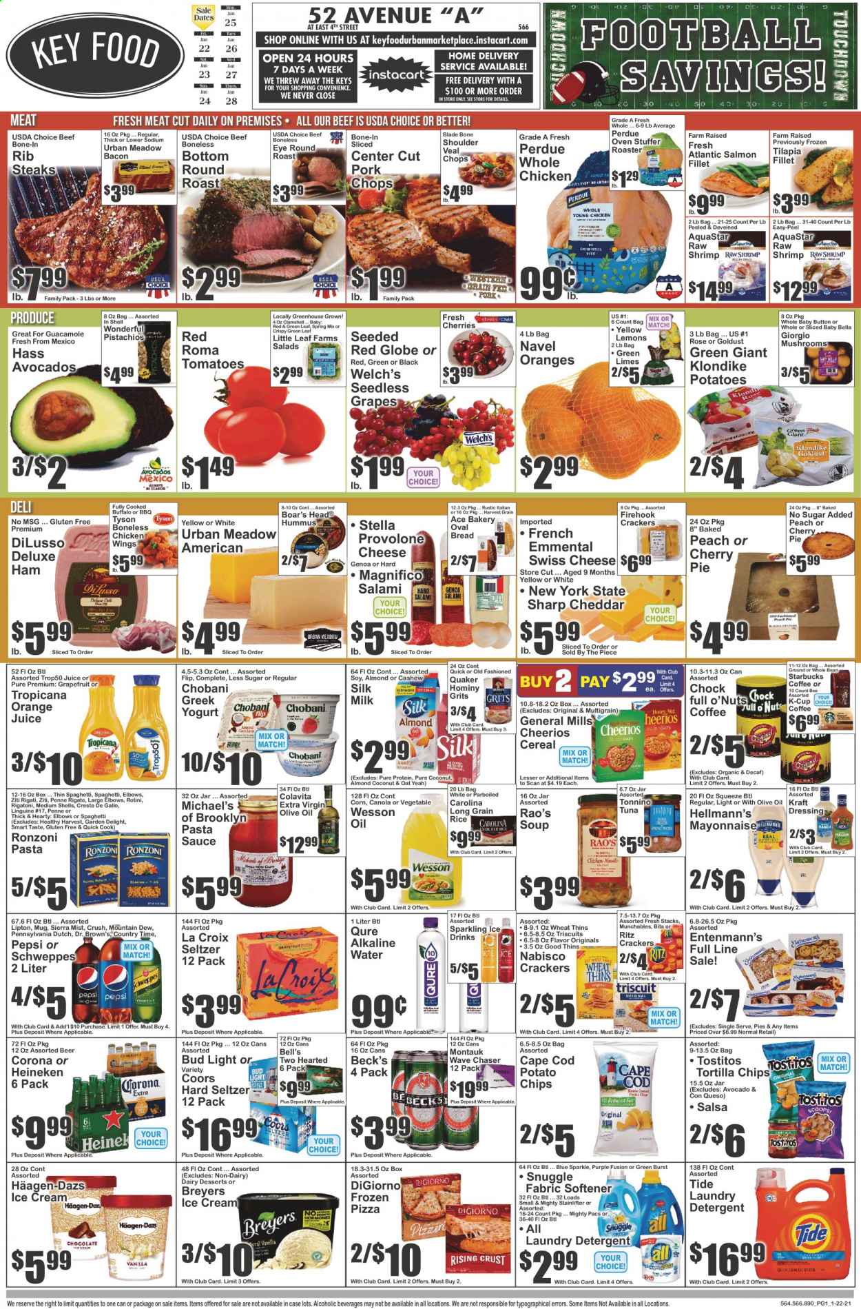 Key Food ad - 01/22/2021 - 01/28/2021. Page 1