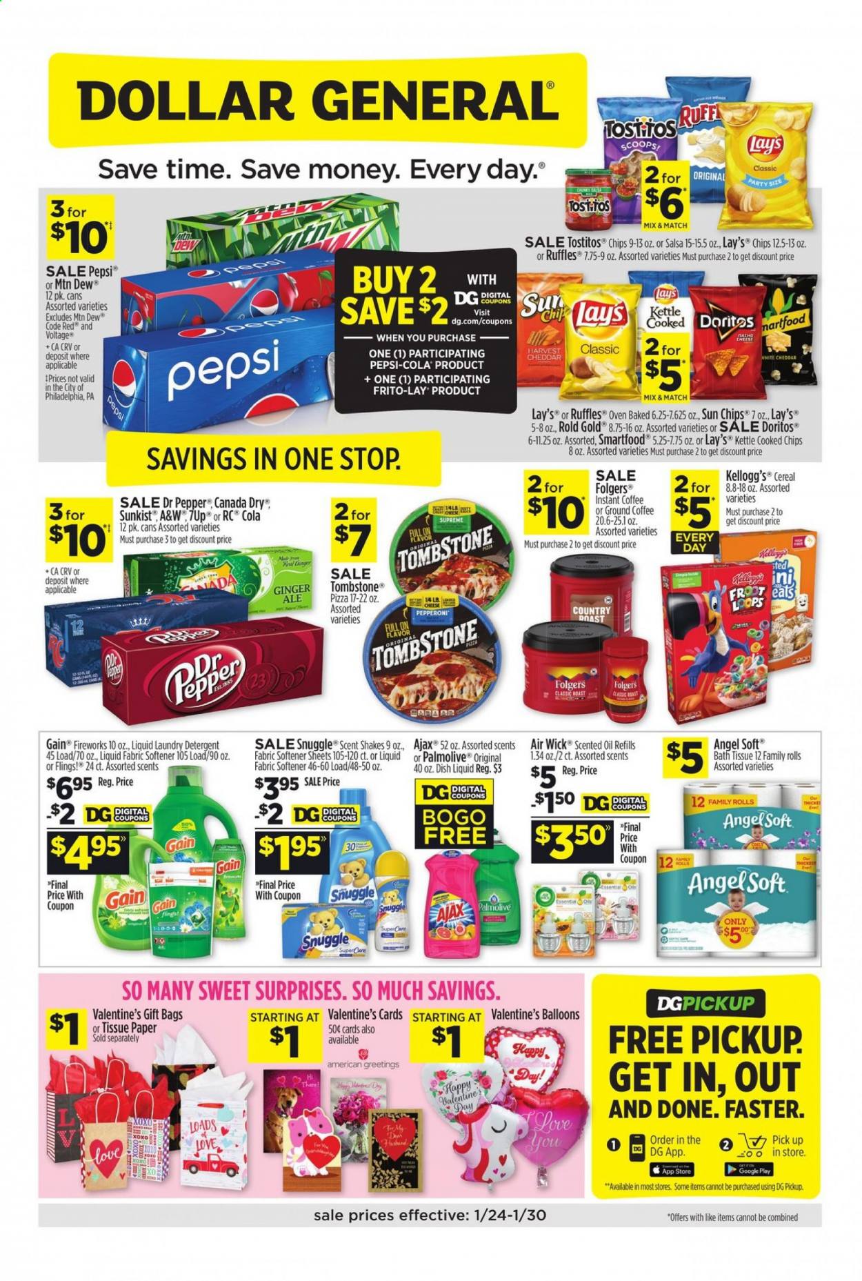 Dollar General ad - 01/24/2021 - 01/30/2021. Page 1