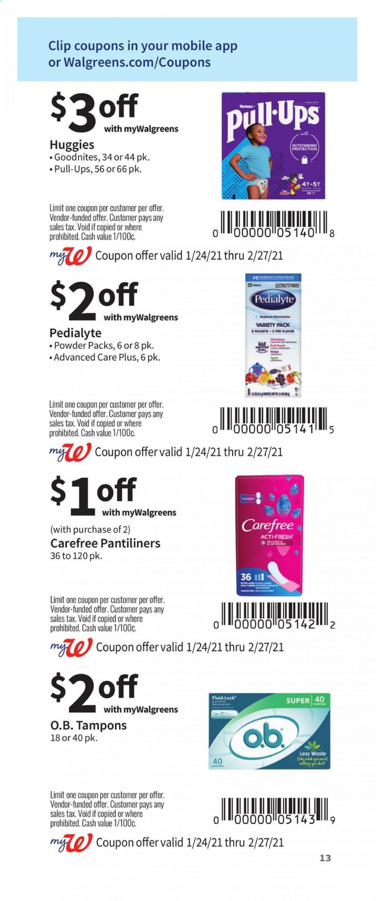 Walgreens ad - 01/24/2021 - 02/27/2021. Page 13