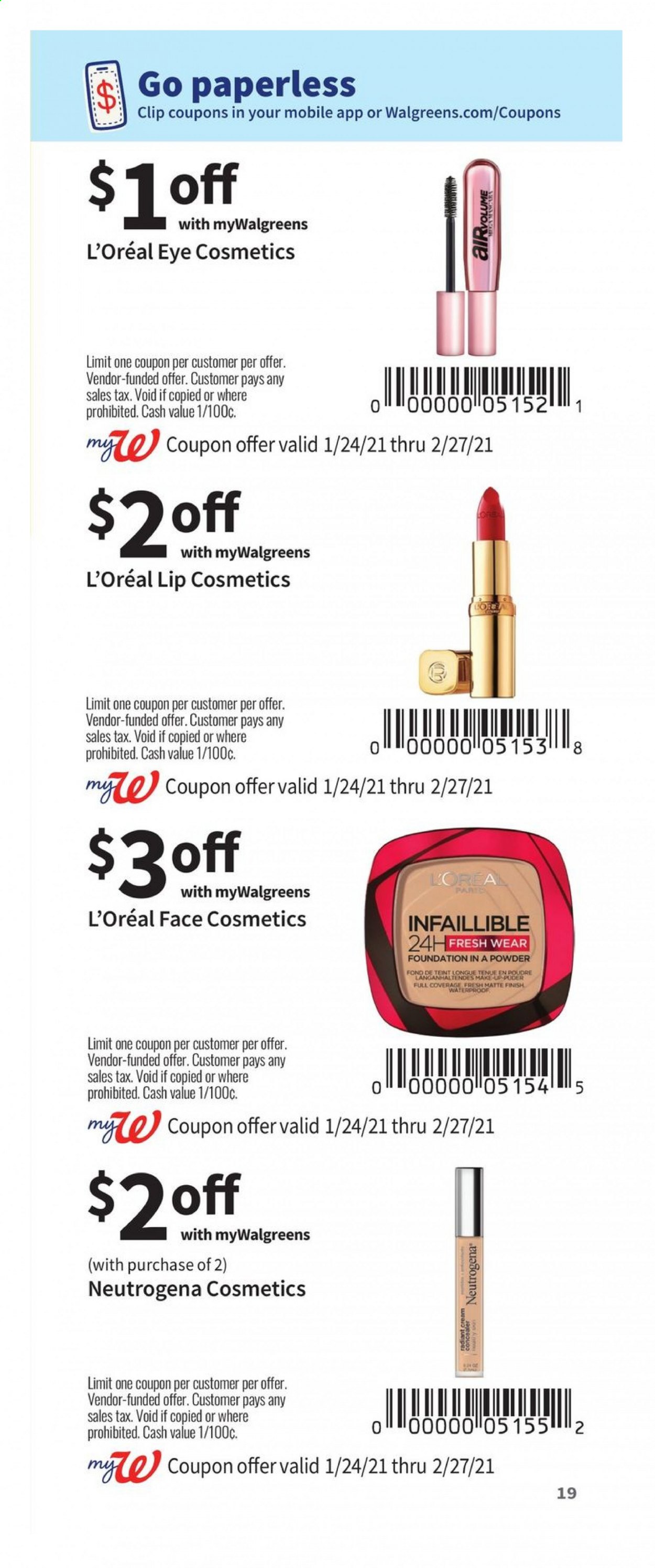 Walgreens ad - 01/24/2021 - 02/27/2021. Page 19