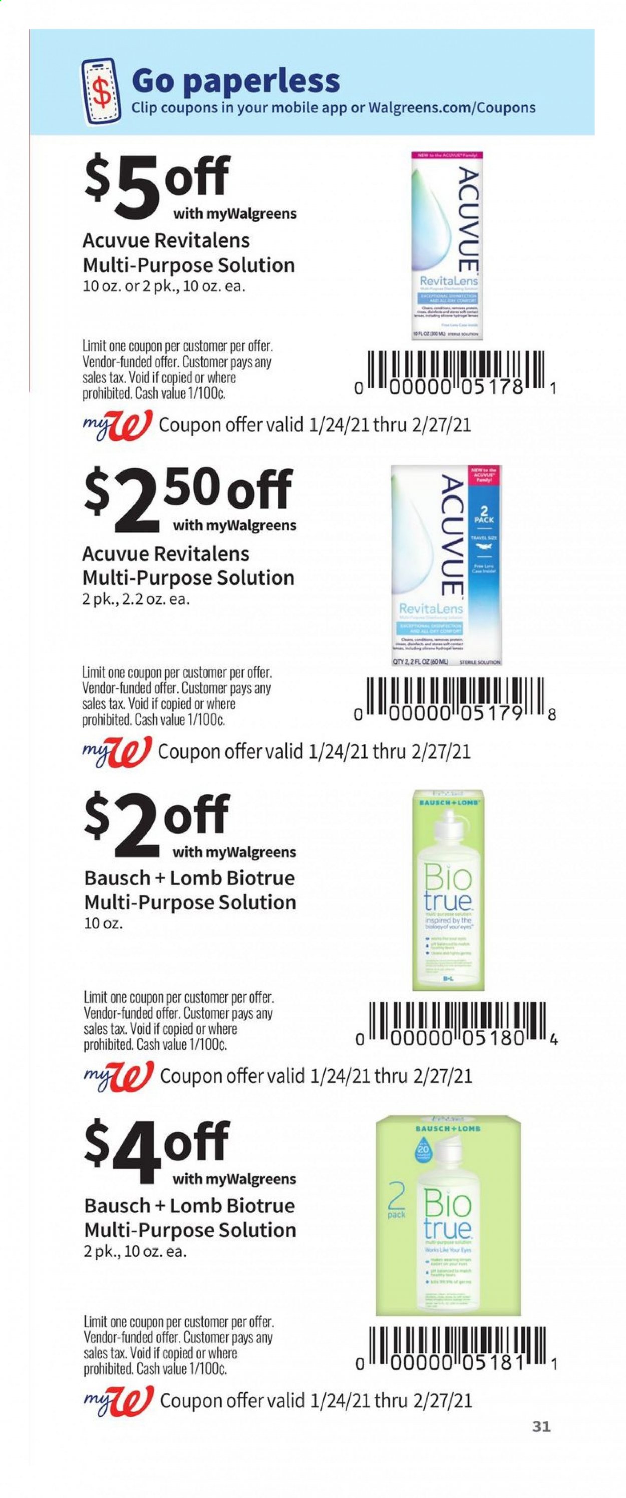 Walgreens ad - 01/24/2021 - 02/27/2021. Page 31