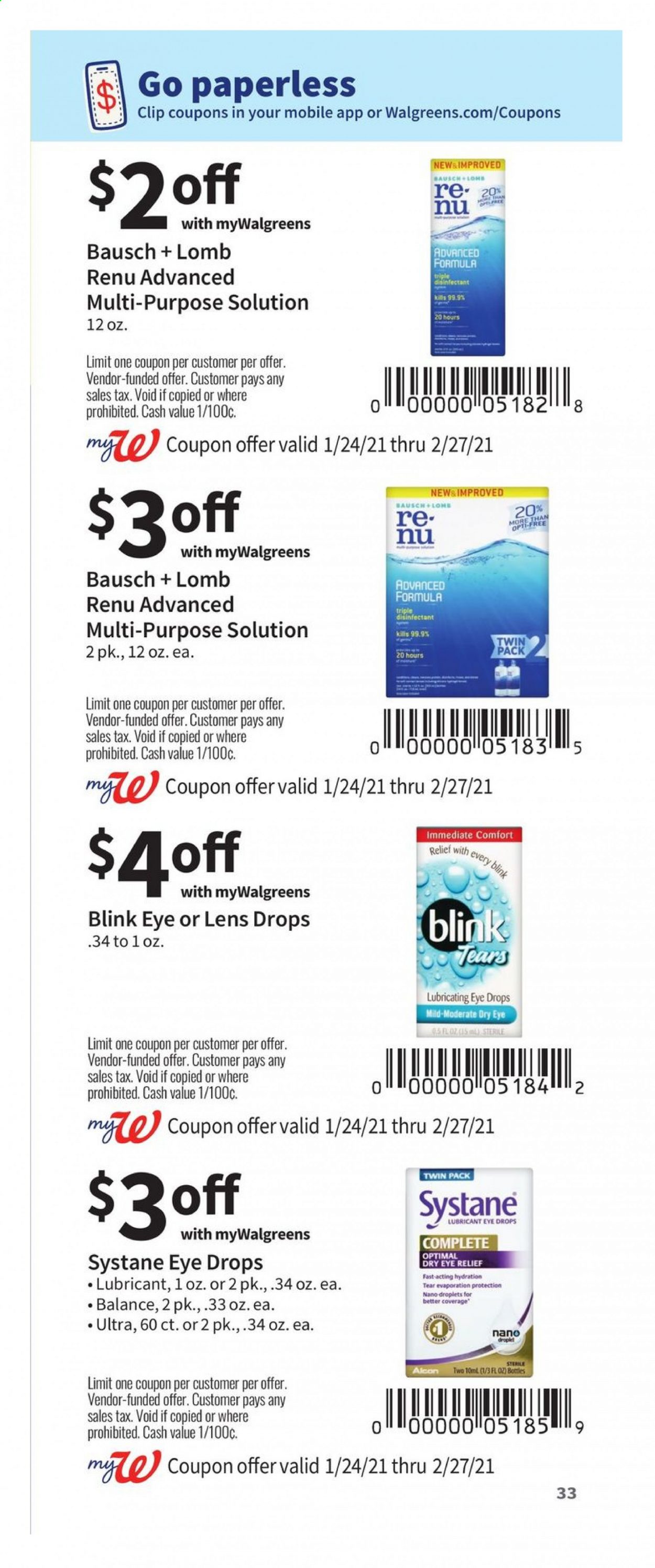 Walgreens ad - 01/24/2021 - 02/27/2021. Page 33