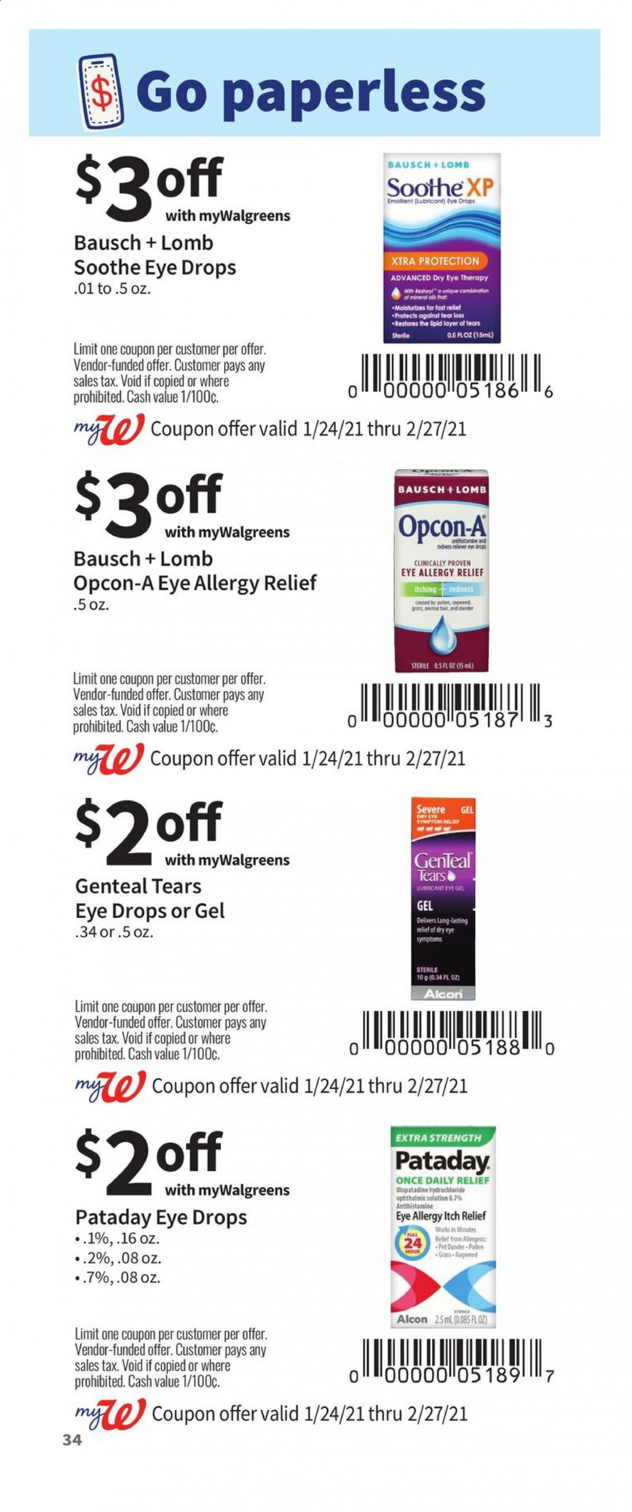 Walgreens ad - 01/24/2021 - 02/27/2021. Page 34