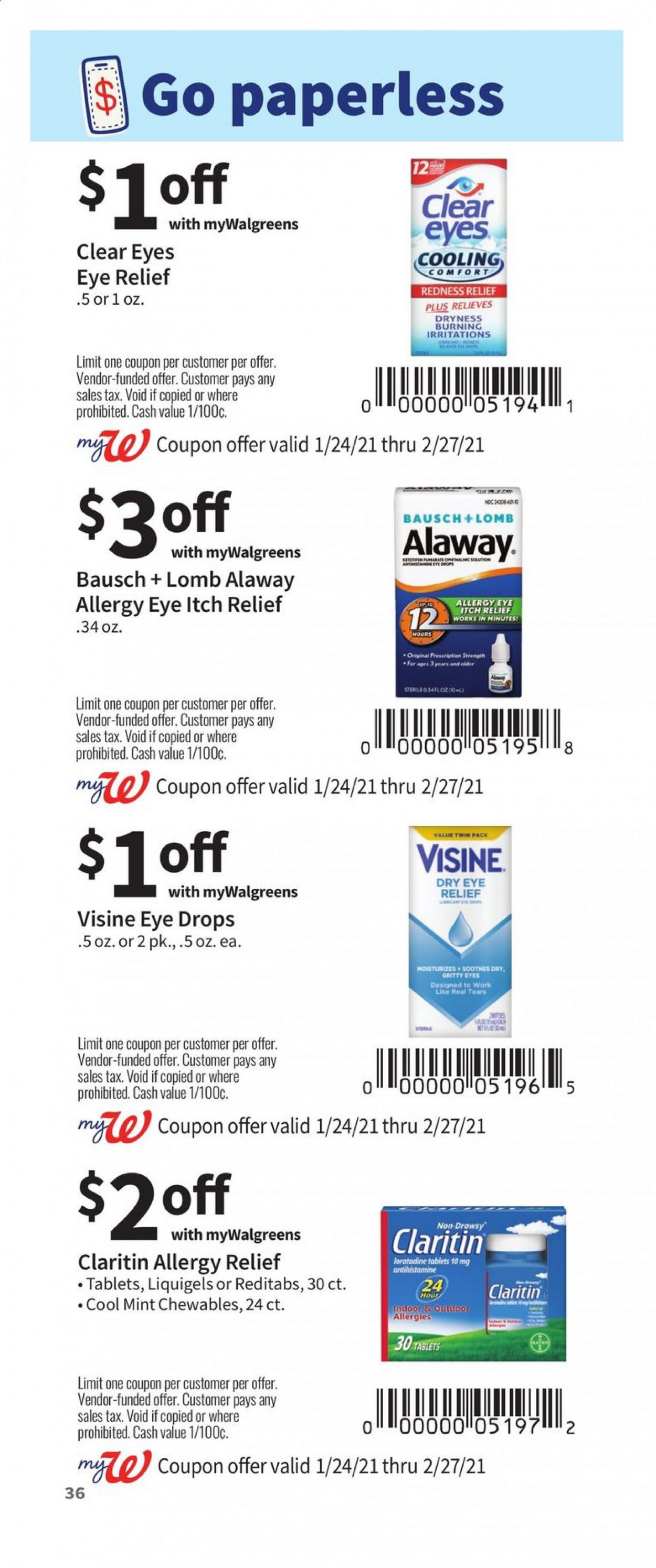 Walgreens ad - 01/24/2021 - 02/27/2021. Page 36