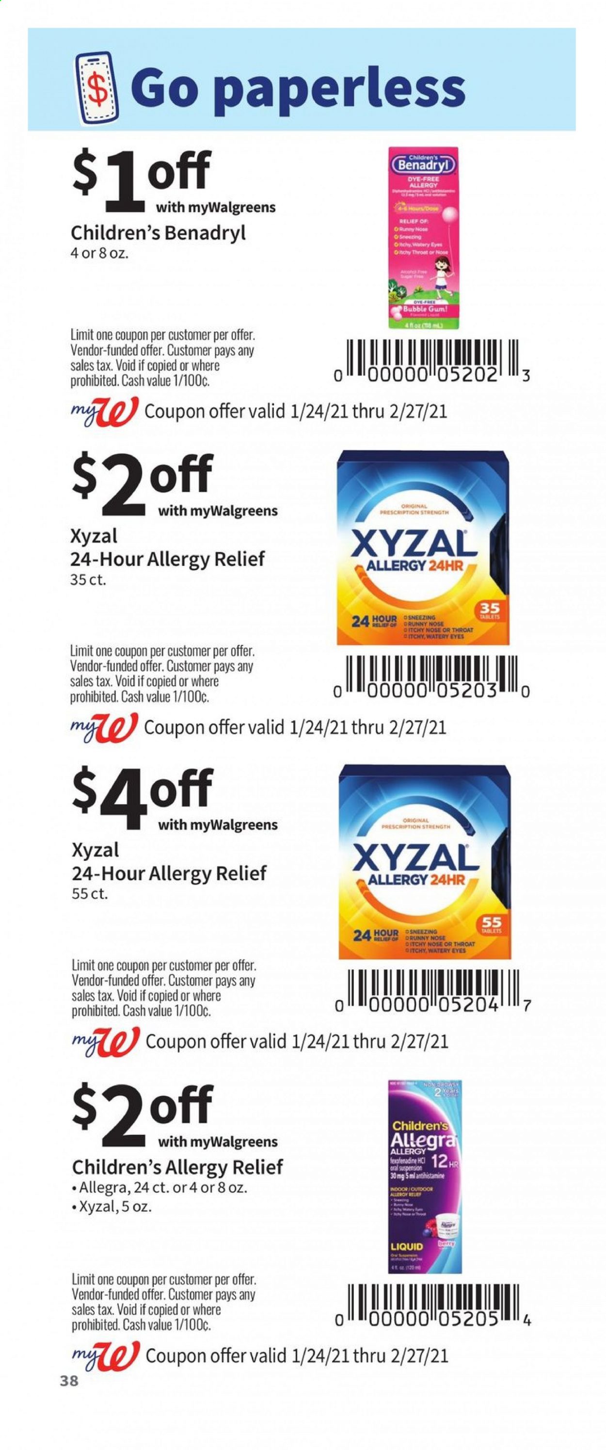 Walgreens ad - 01/24/2021 - 02/27/2021. Page 38