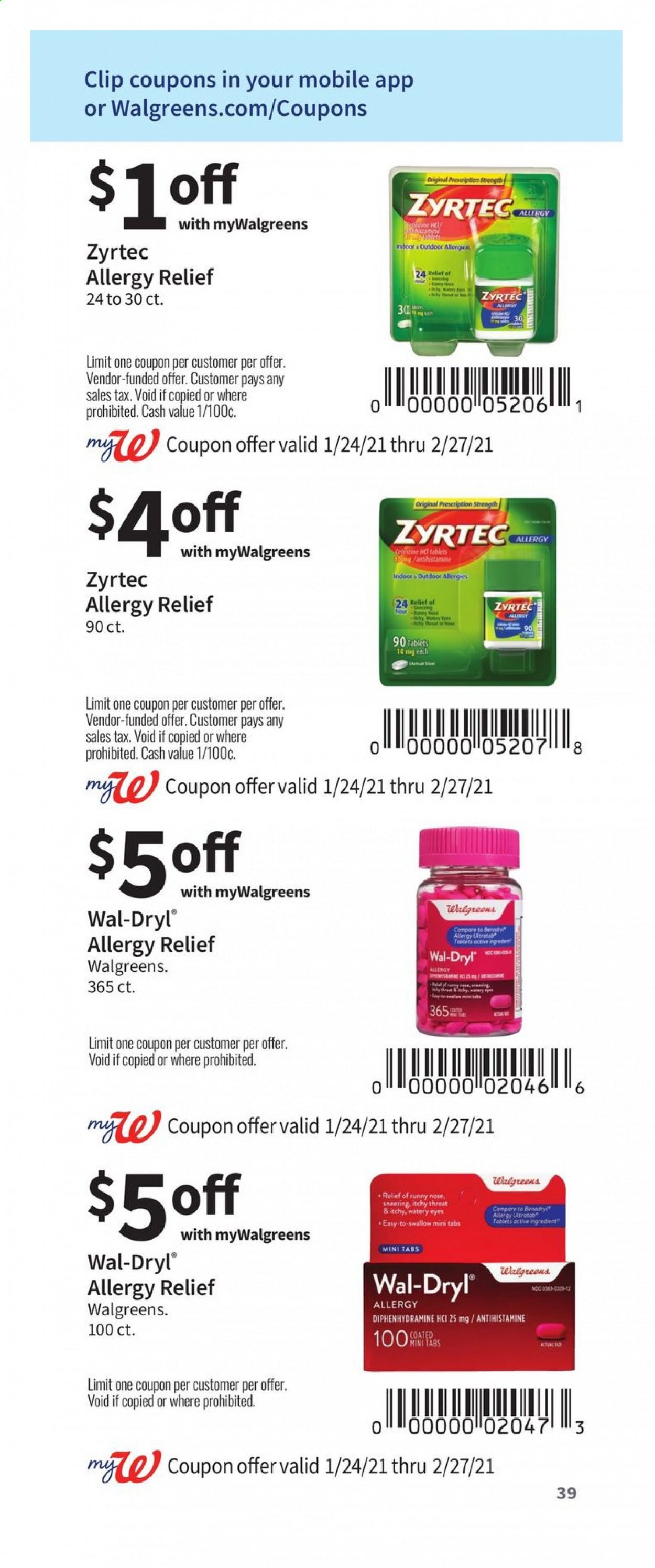 Walgreens ad - 01/24/2021 - 02/27/2021. Page 39