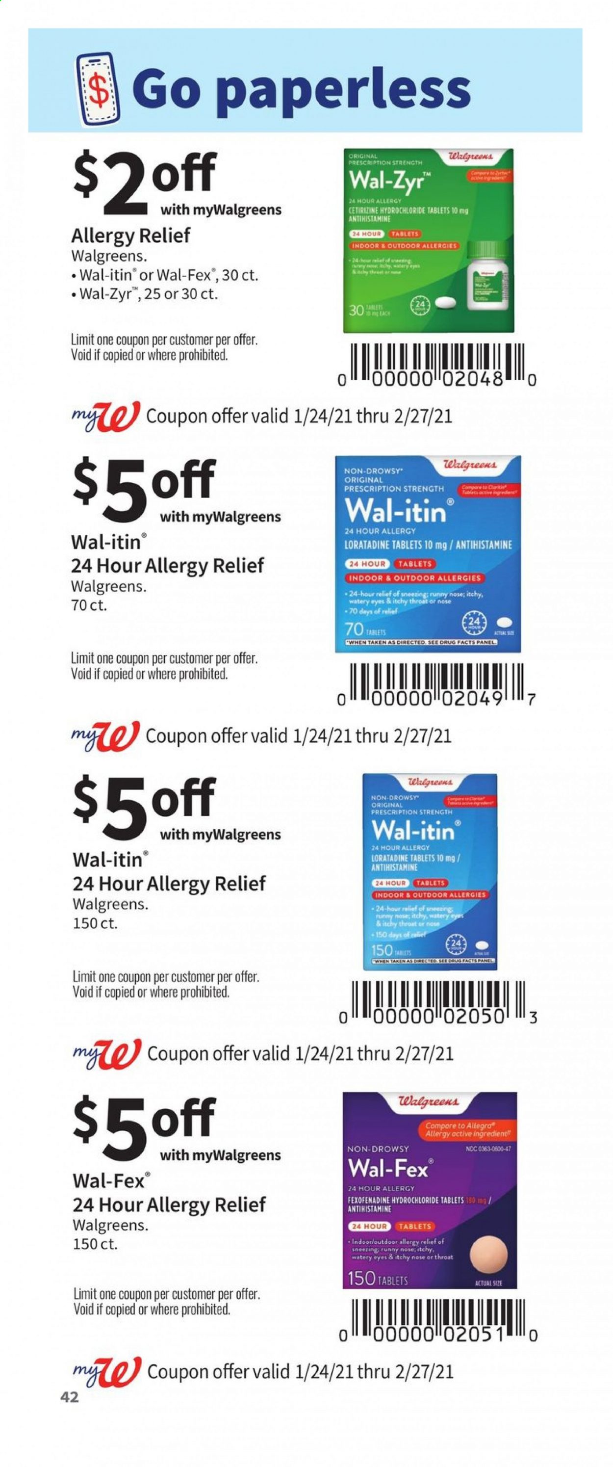 Walgreens ad - 01/24/2021 - 02/27/2021. Page 42