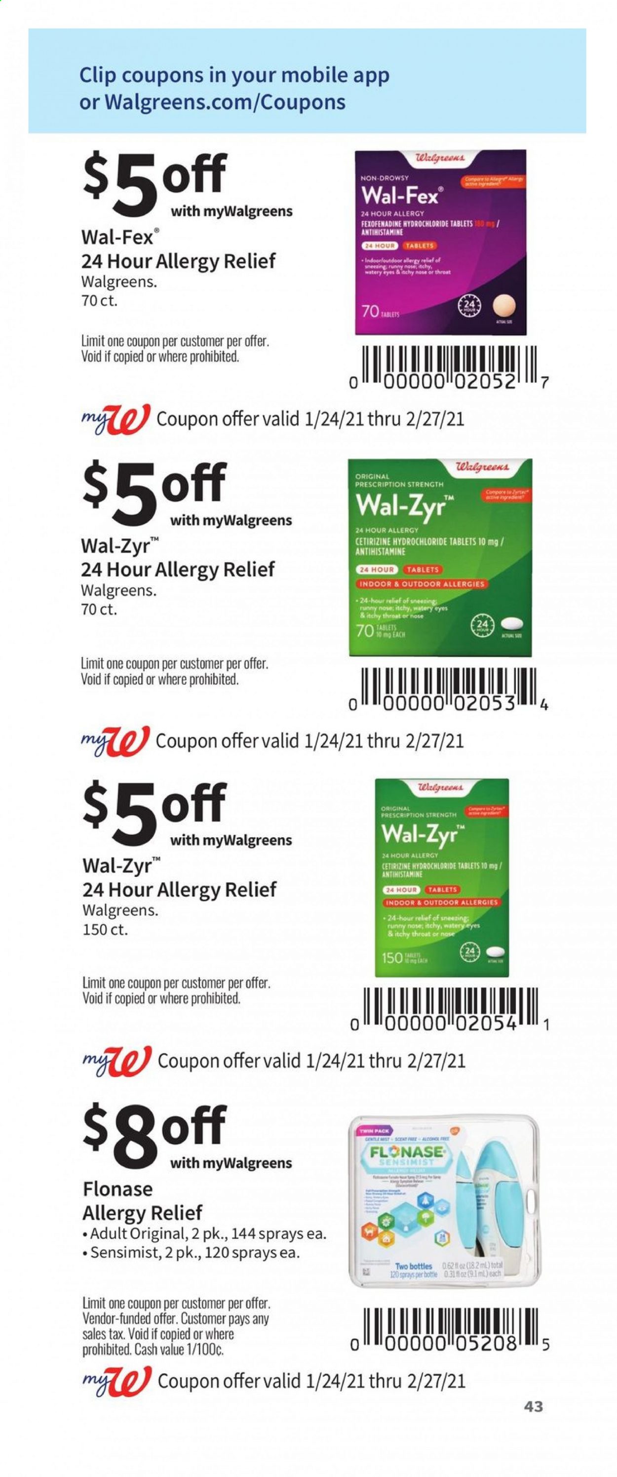 Walgreens ad - 01/24/2021 - 02/27/2021. Page 43
