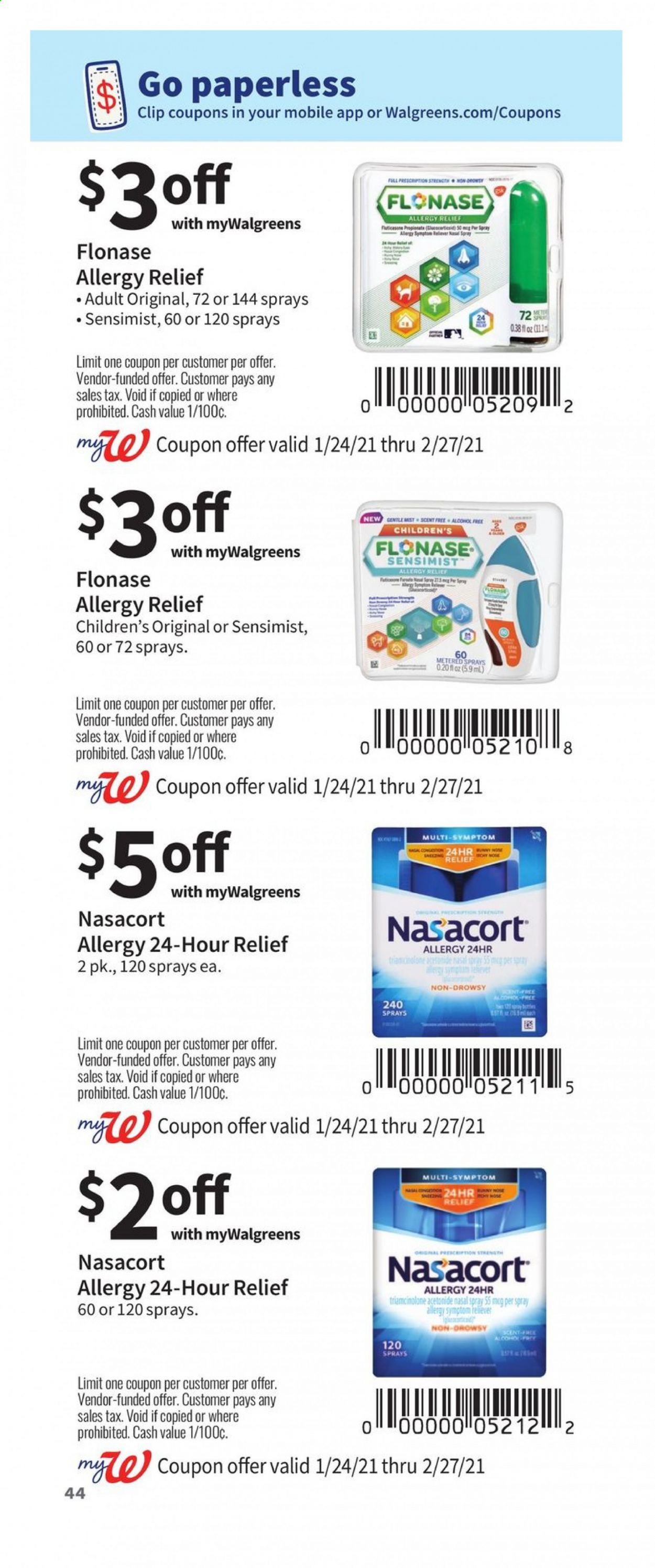 Walgreens ad - 01/24/2021 - 02/27/2021. Page 44
