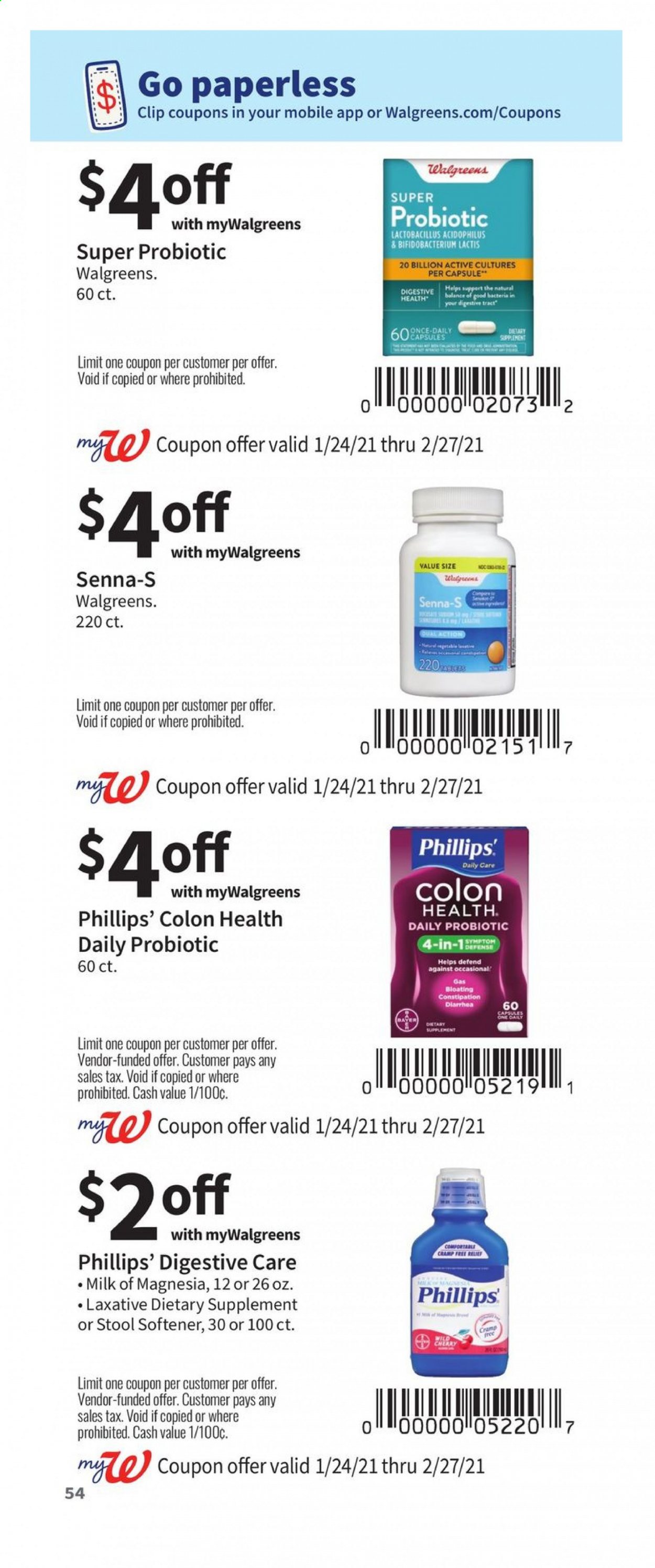 Walgreens ad - 01/24/2021 - 02/27/2021. Page 54