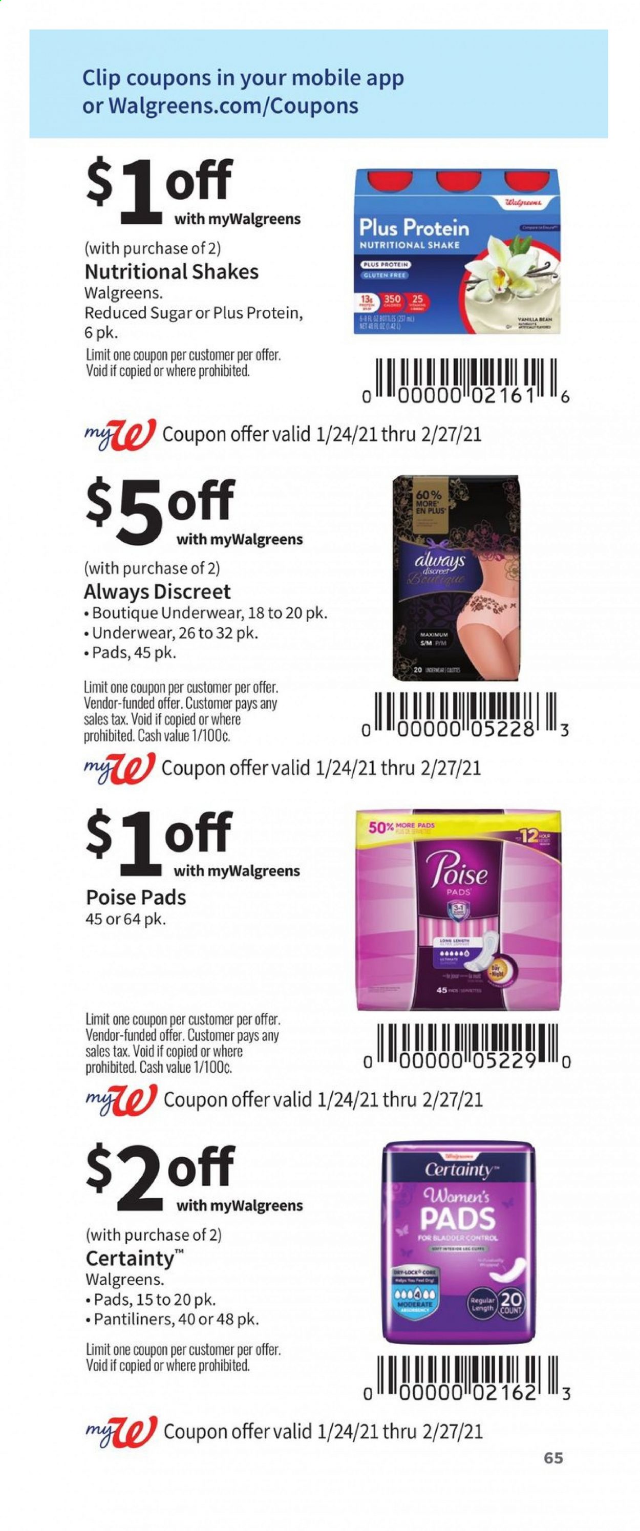 Walgreens ad - 01/24/2021 - 02/27/2021. Page 65