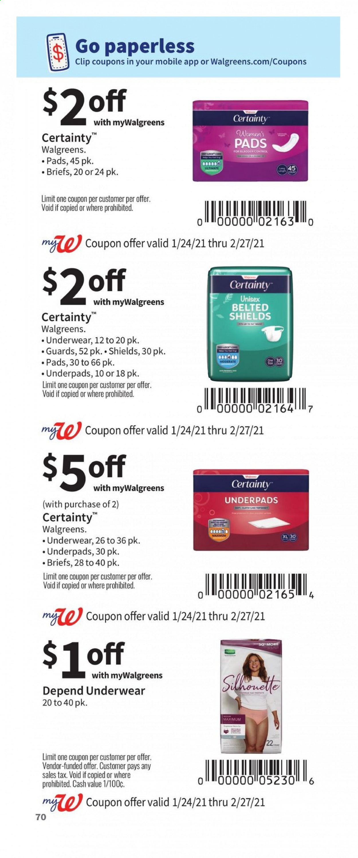 Walgreens ad - 01/24/2021 - 02/27/2021. Page 70