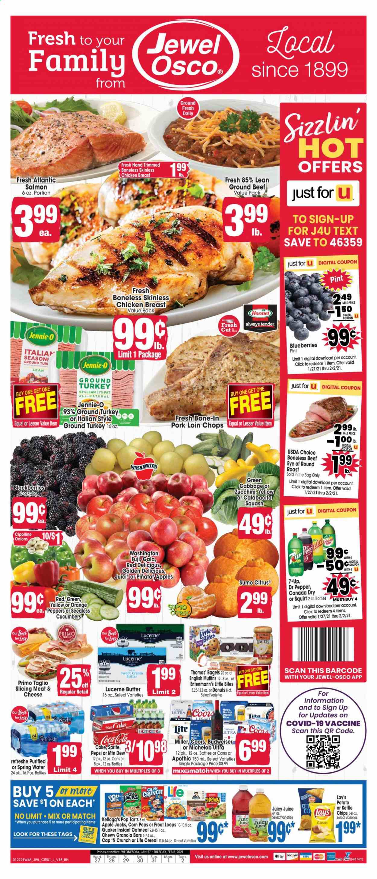 Jewel Osco ad - 01/27/2021 - 02/02/2021. Page 1