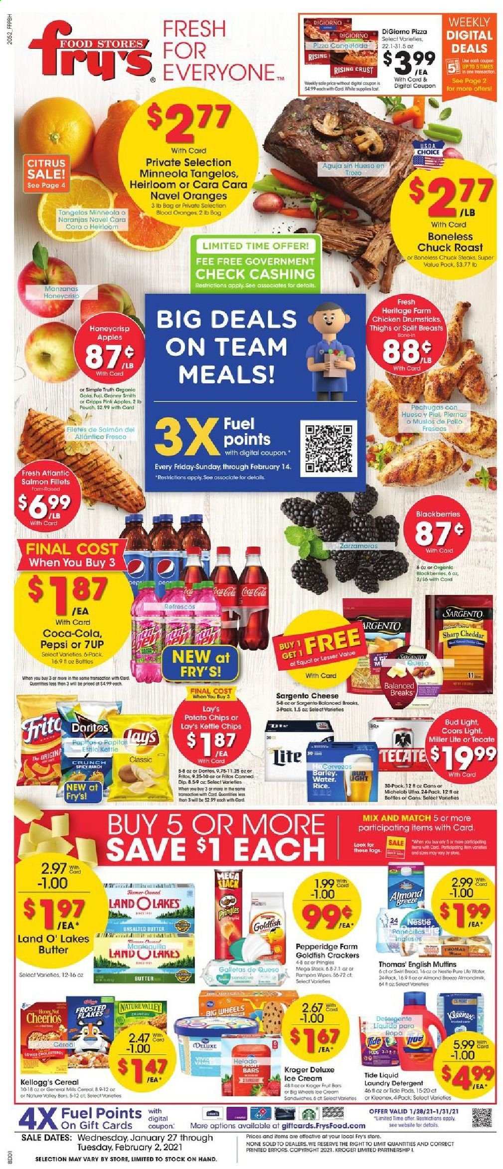 Fry’s ad - 01/27/2021 - 02/02/2021. Page 1