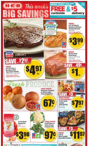 H-E-B Flyer - 01.27.2021 - 02.02.2021.