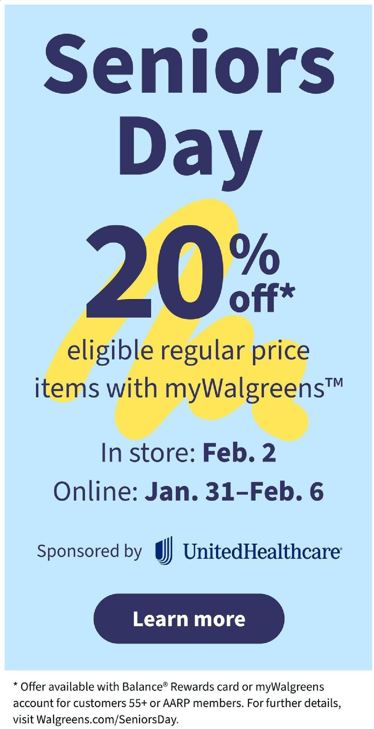 Walgreens ad - 01/31/2021 - 02/06/2021. Page 27