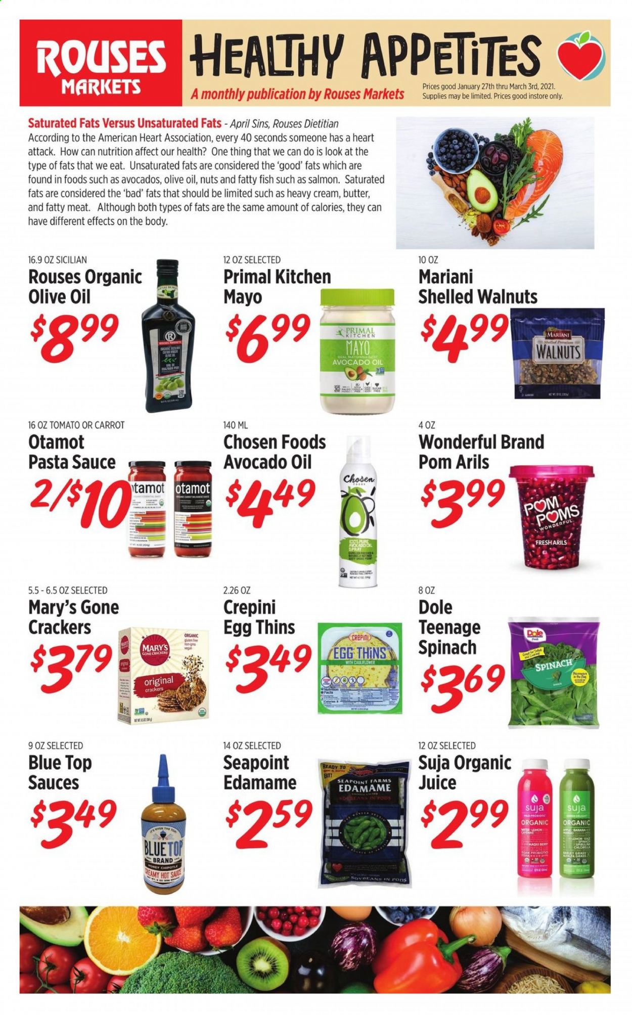 Rouses Markets ad - 01/27/2021 - 03/03/2021. Page 1