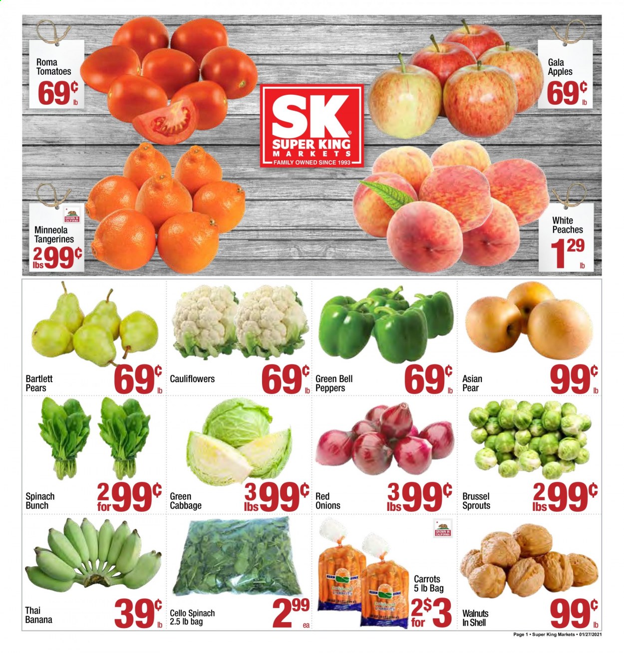 Super King Markets ad - 01/27/2021 - 02/02/2021. Page 1