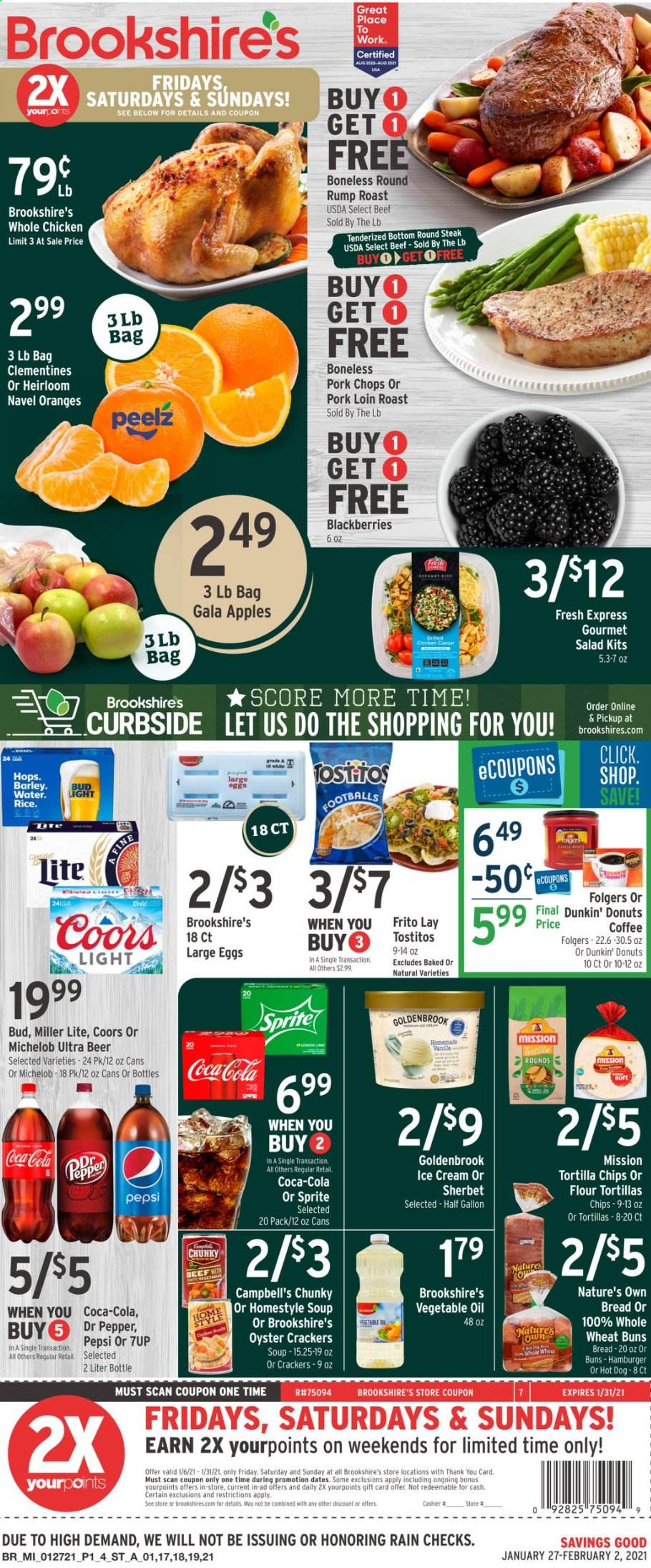Brookshires ad - 01/27/2021 - 02/02/2021. Page 1