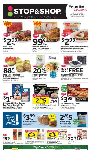 Stop & Shop Flyer - 01.29.2021 - 02.04.2021.