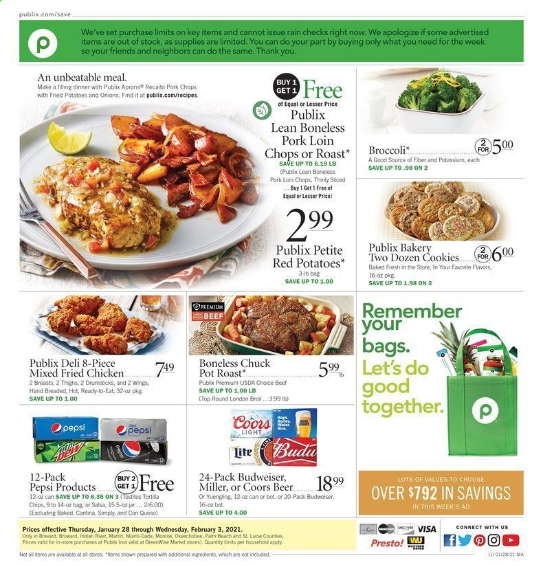 Publix ad - 01/28/2021 - 02/03/2021. Page 1