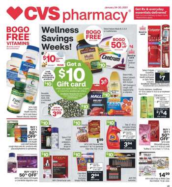 CVS Pharmacy Flyer - 01.31.2021 - 02.06.2021.