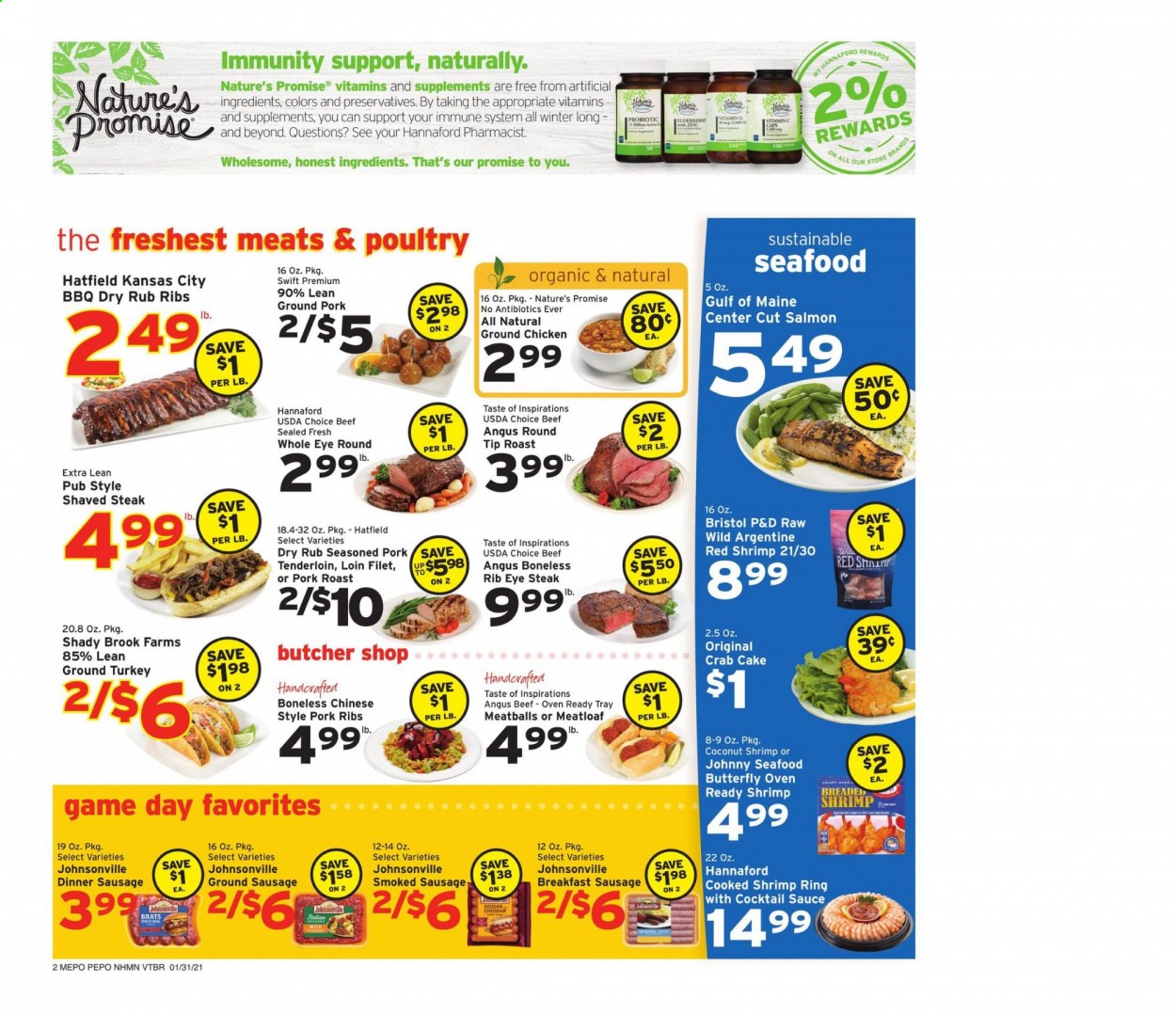 Hannaford ad - 01/31/2021 - 02/06/2021. Page 2
