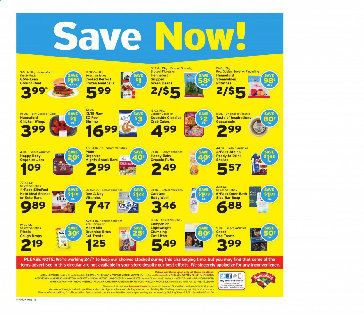 Hannaford ad - 01/31/2021 - 02/06/2021. Page 8