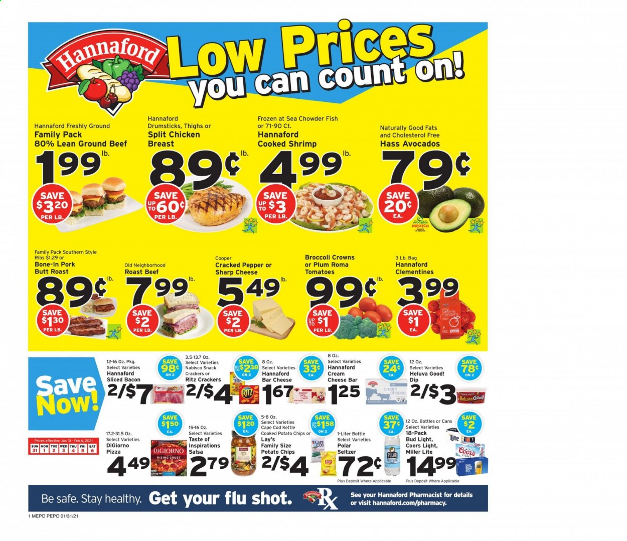 Hannaford ad - 01/31/2021 - 02/06/2021. Page 1