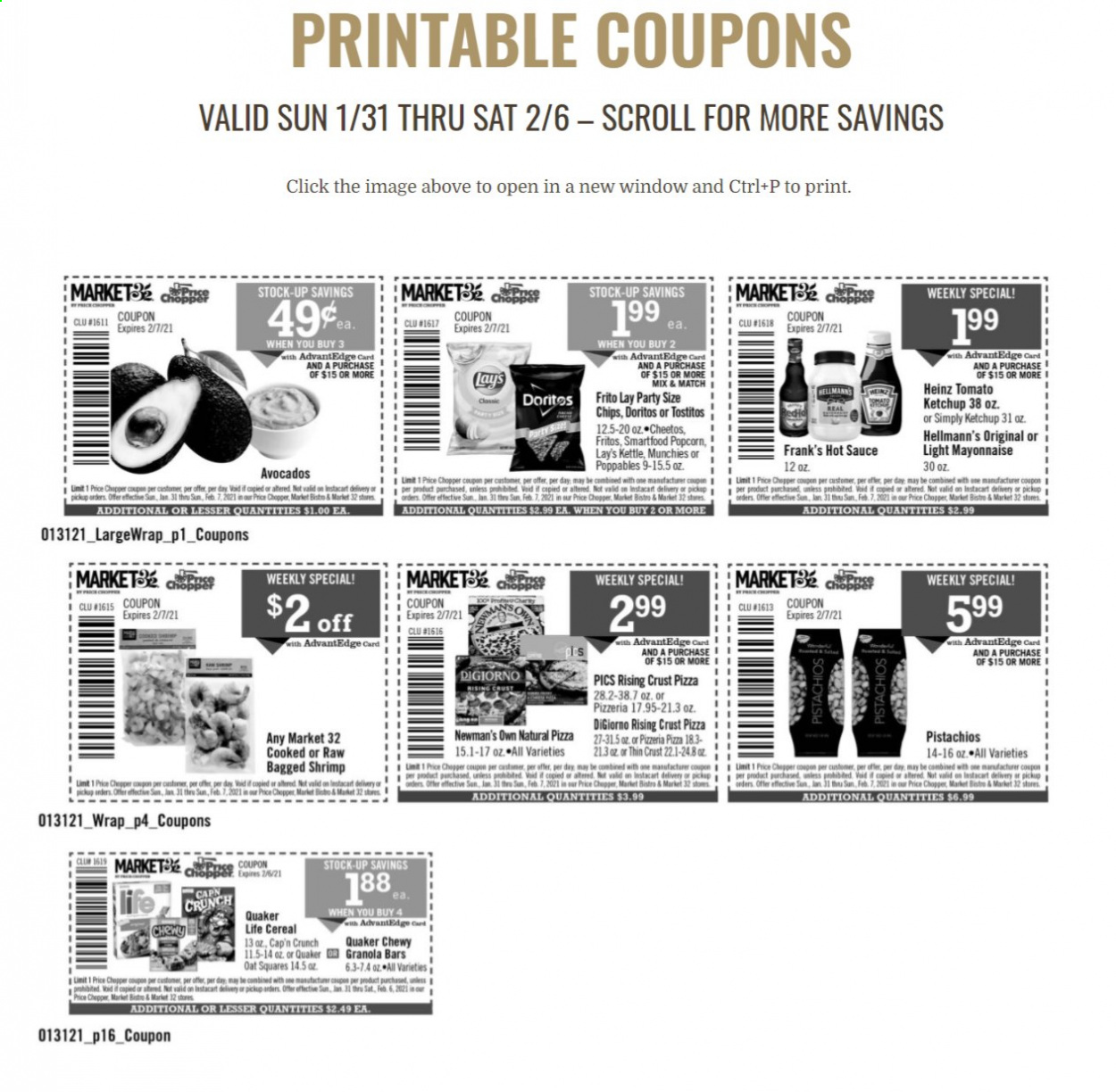 Price Chopper ad. Page 1