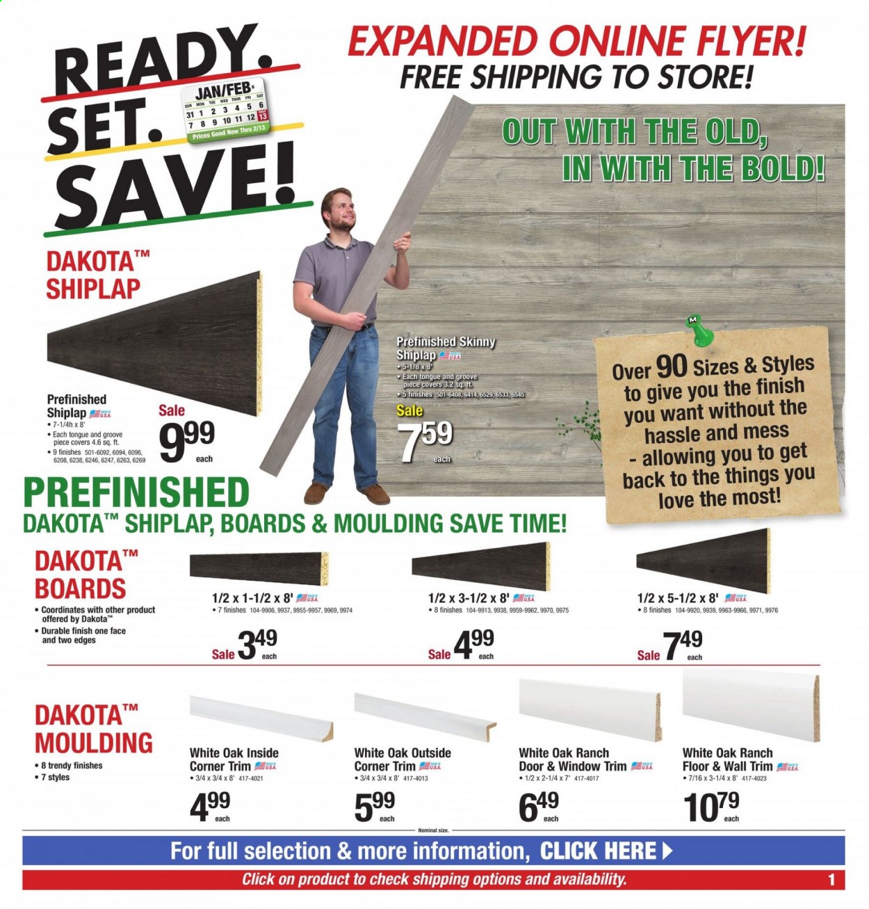 Menards ad - 01/31/2021 - 02/13/2021. Page 1
