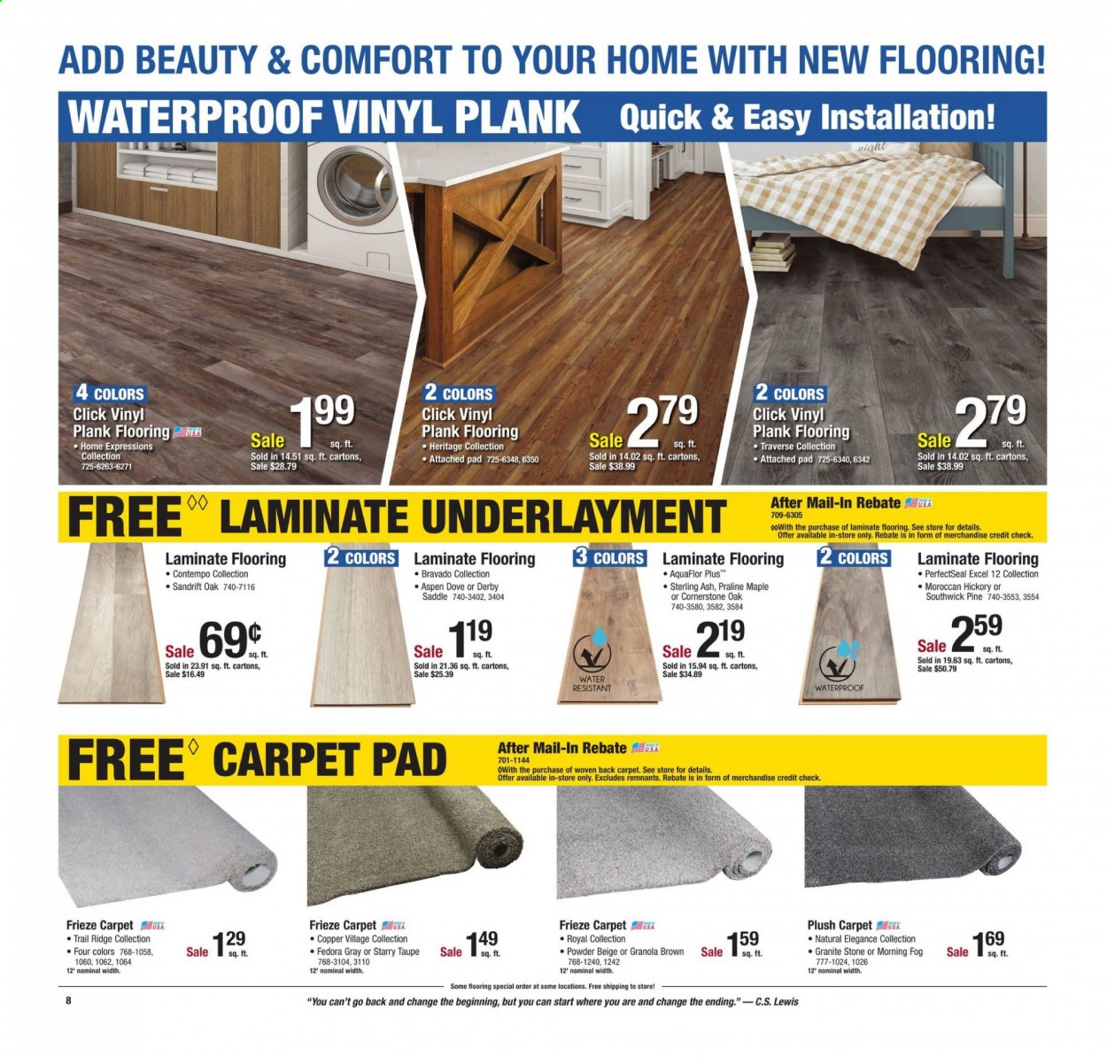 Menards ad - 01/24/2021 - 01/31/2021. Page 8